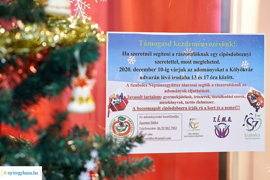 Szabolcs Néptáncegyüttes adománygyűjése