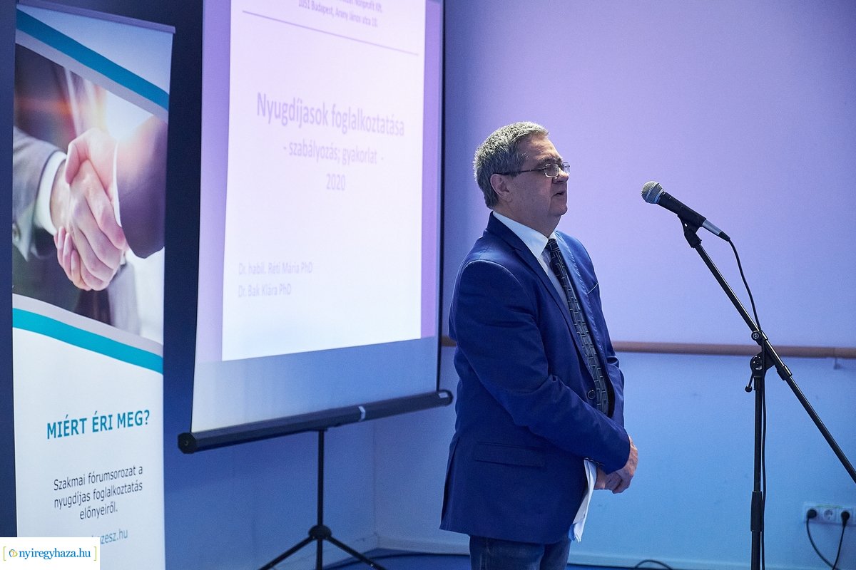 Szakmai fórum a nyugdíjas foglalkoztatás előnyeiről