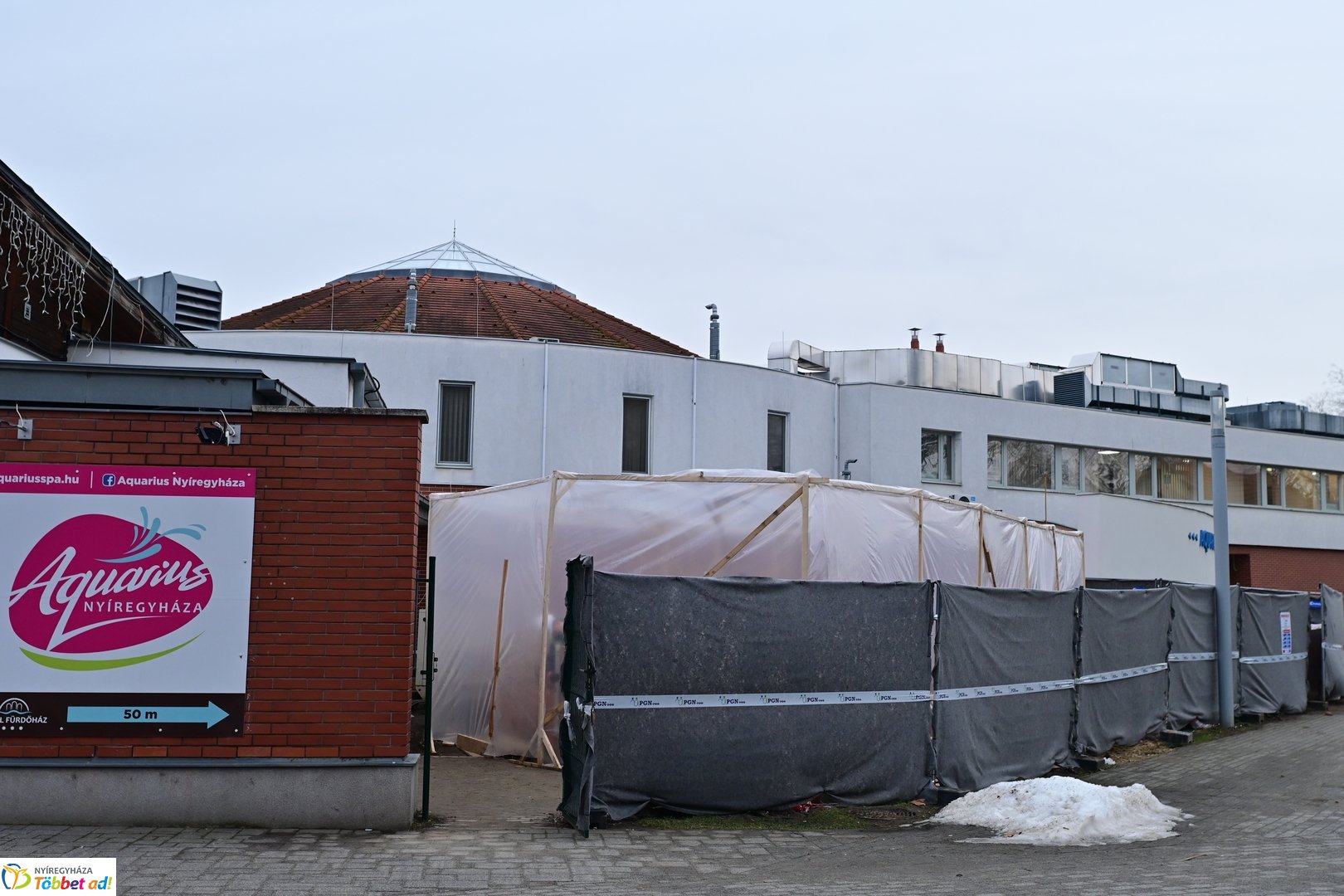 Szauna építés az Aquarius-ban 2026 januárjában