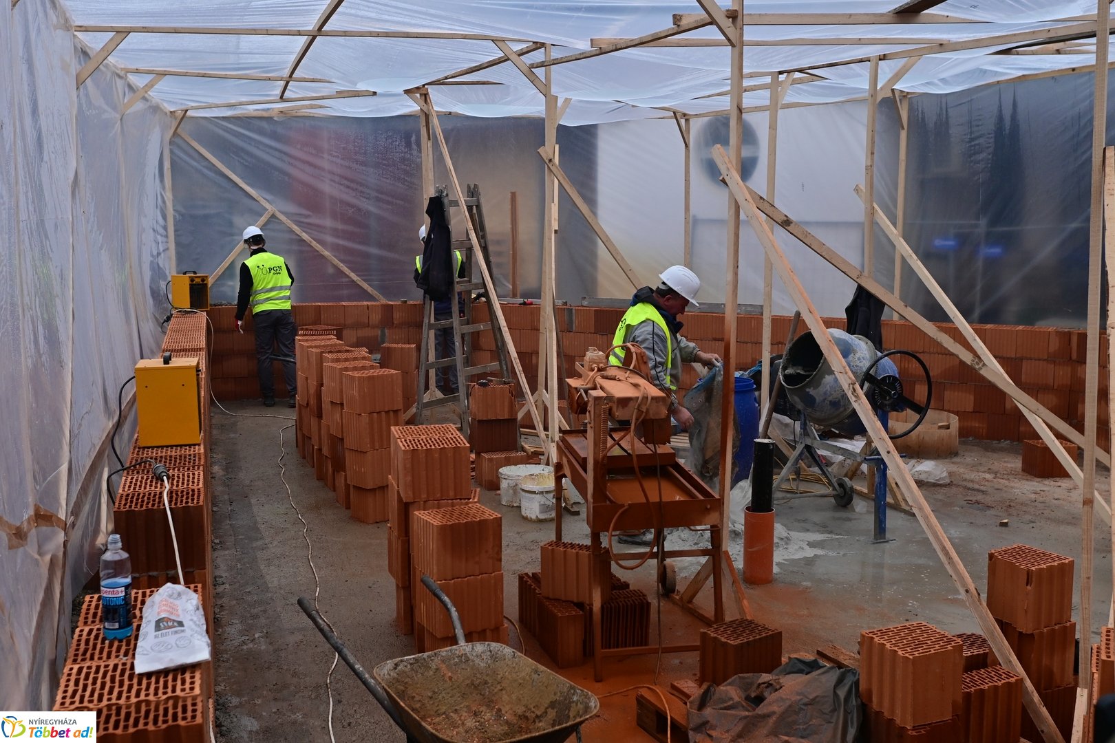 Szauna építés az Aquarius-ban 2026 januárjában