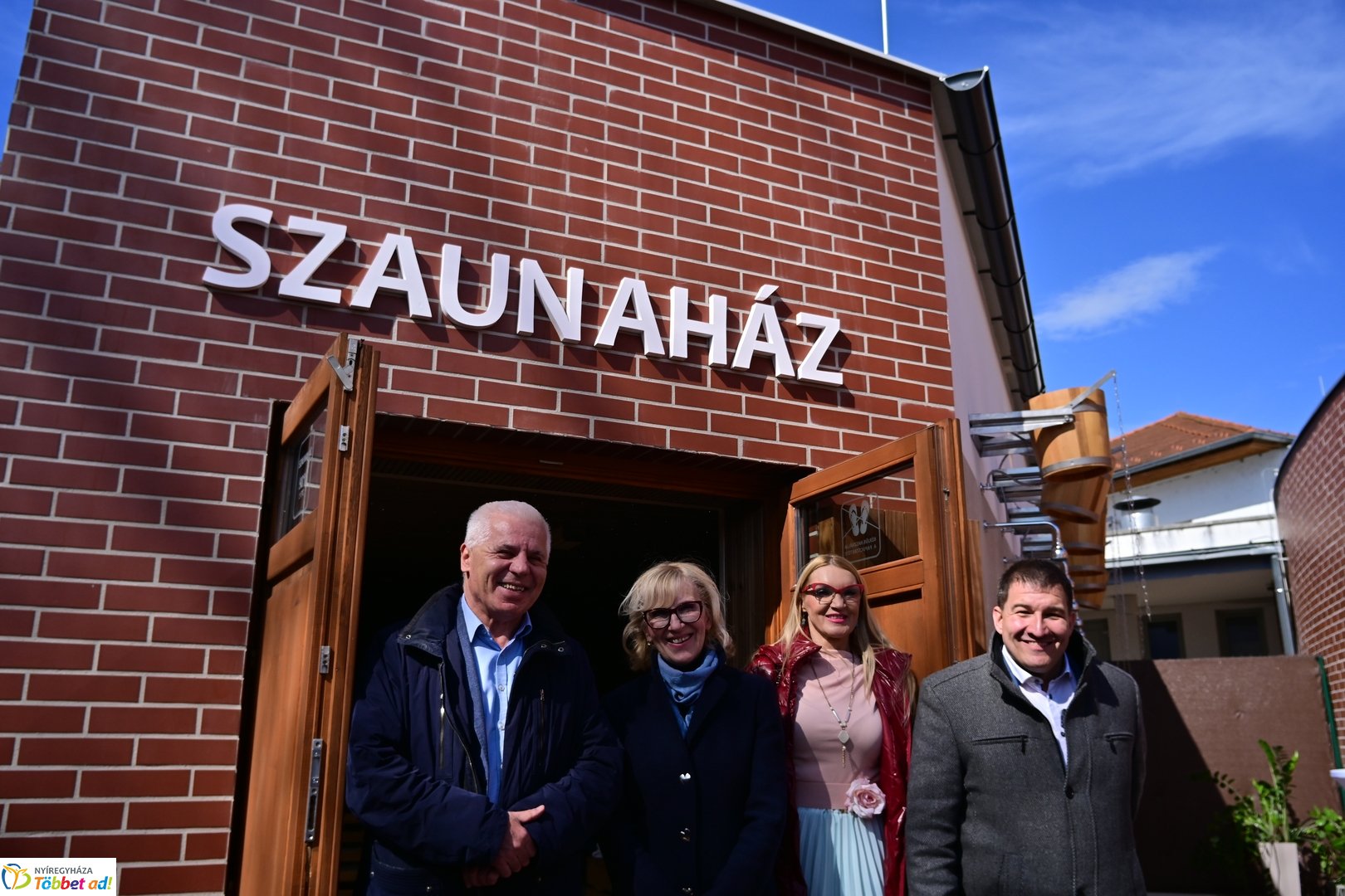 Szaunaház átadó az Aquarius-ban 2026