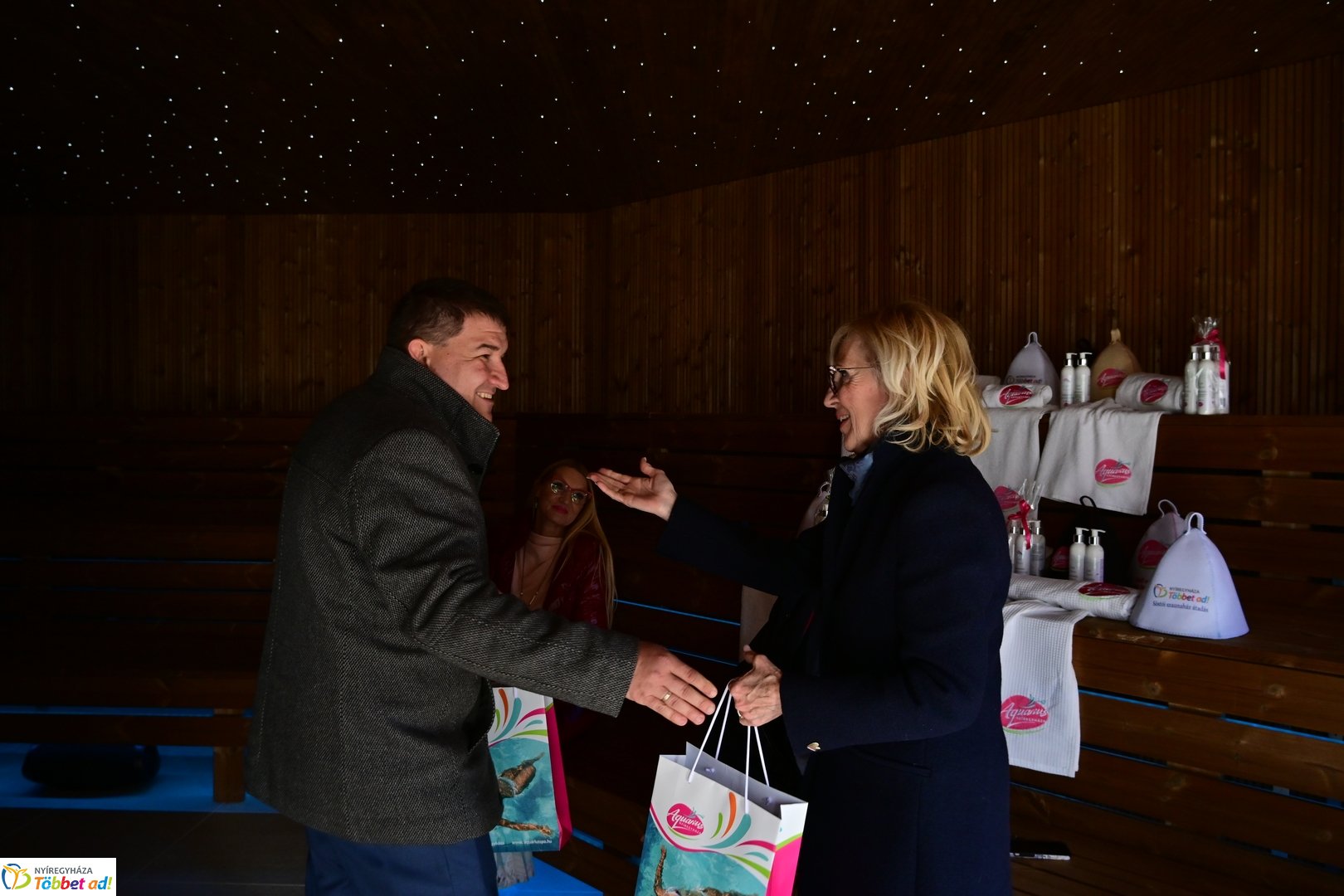 Szaunaház átadó az Aquarius-ban 2026