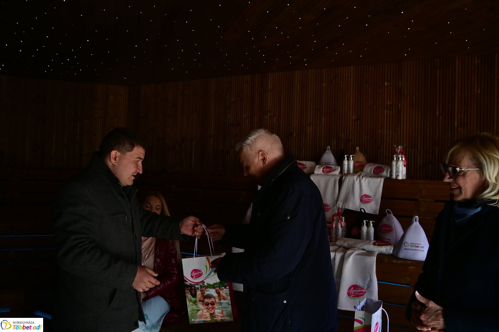 Szaunaház átadó az Aquarius-ban 2026