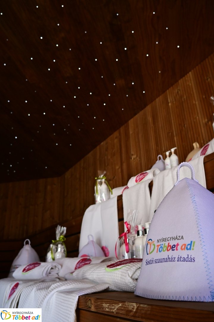 Szaunaház átadó az Aquarius-ban 2026