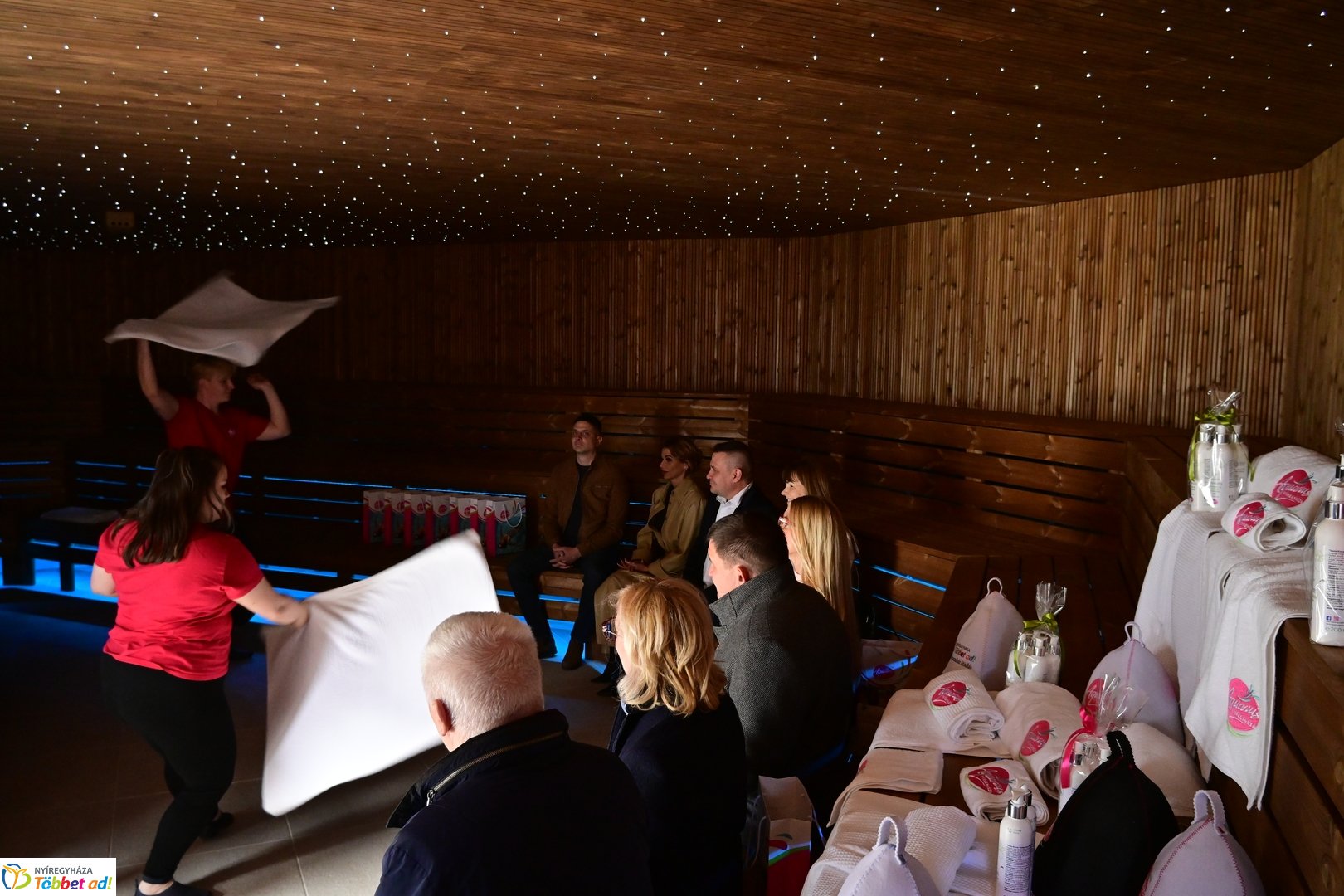 Szaunaház átadó az Aquarius-ban 2026