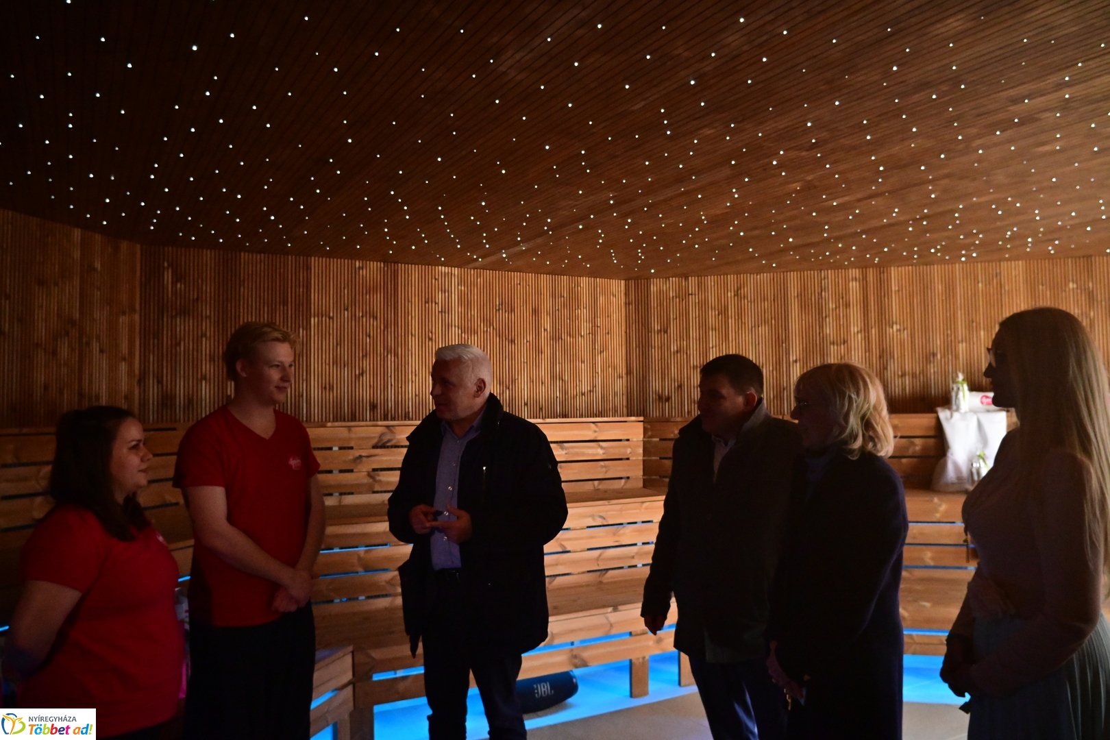 Szaunaház átadó az Aquarius-ban 2026