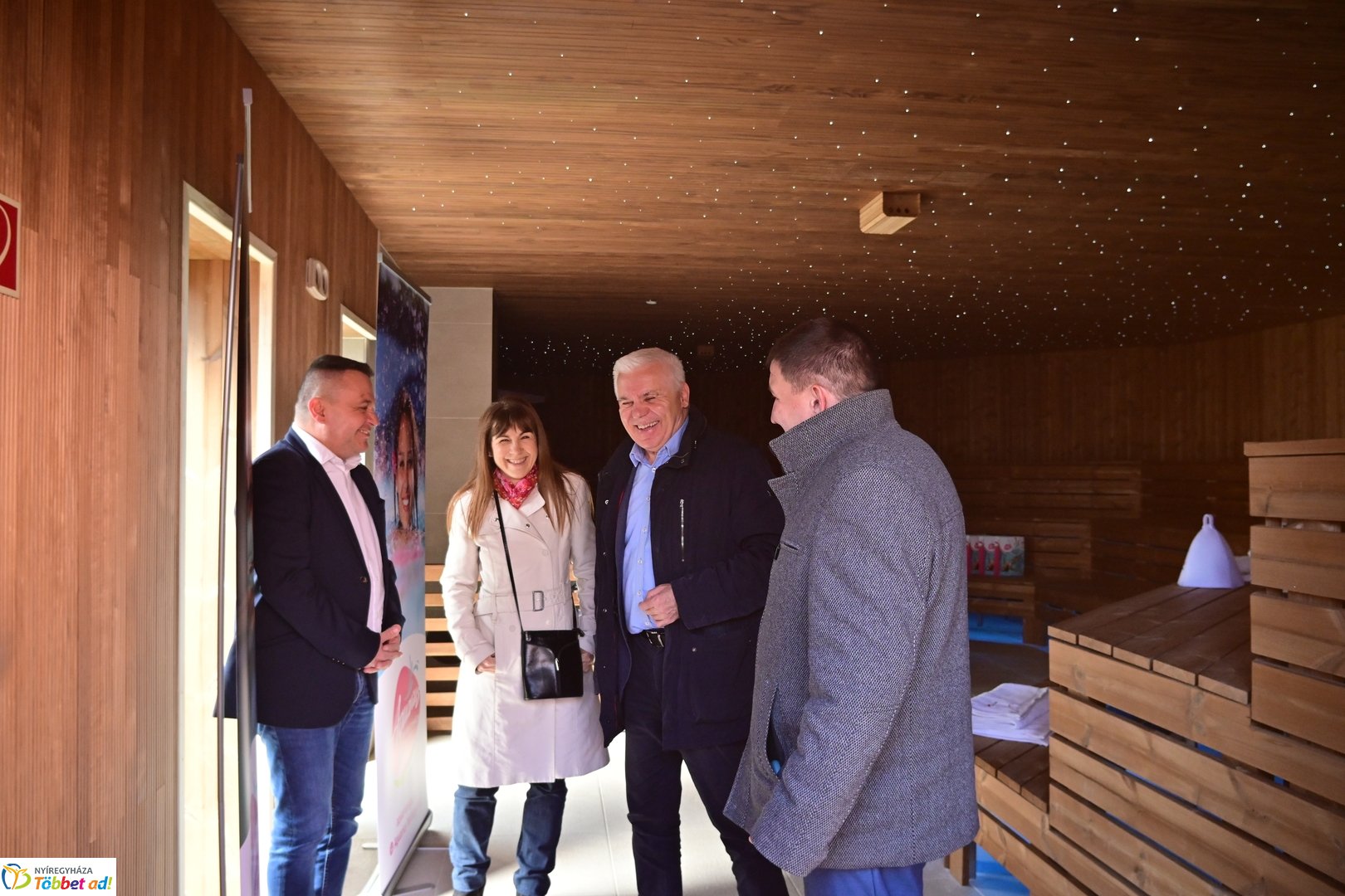 Szaunaház átadó az Aquarius-ban 2026