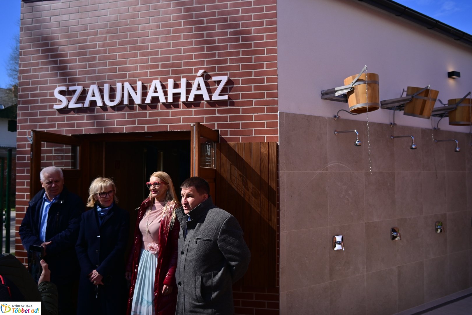 Szaunaház átadó az Aquarius-ban 2026