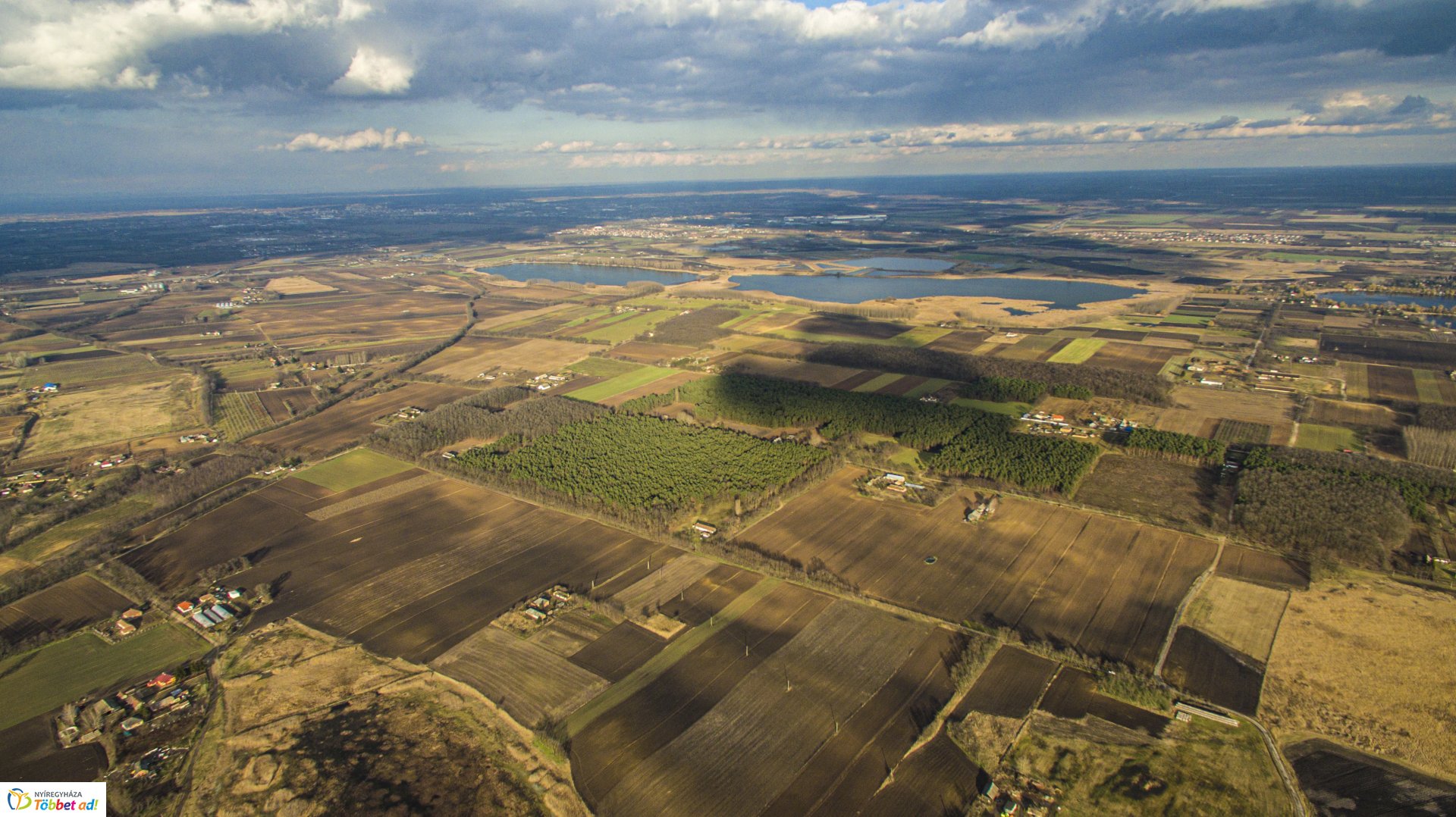 Szelkó-tó és Nagy Vadas-tó a magasból.