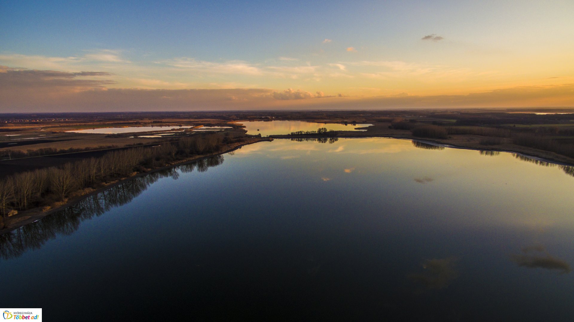 Szelkó-tó és Nagy Vadas-tó a magasból.