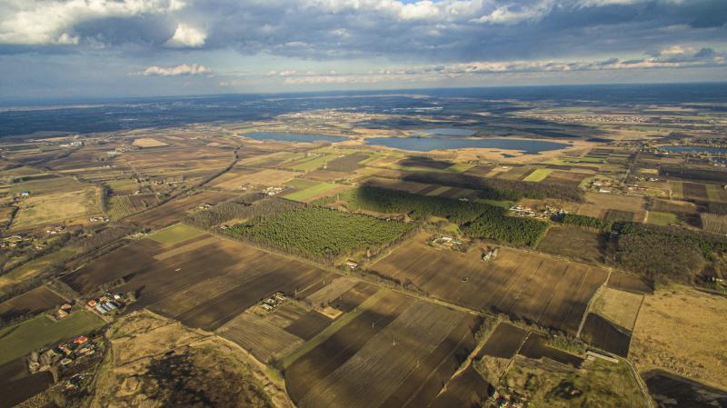 Szelkó-tó és Nagy Vadas-tó a magasból.
