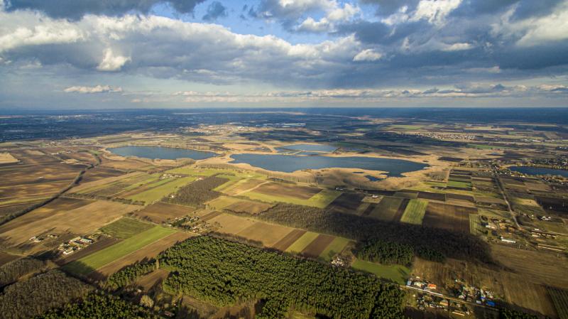 Szelkó-tó és Nagy Vadas-tó a magasból.