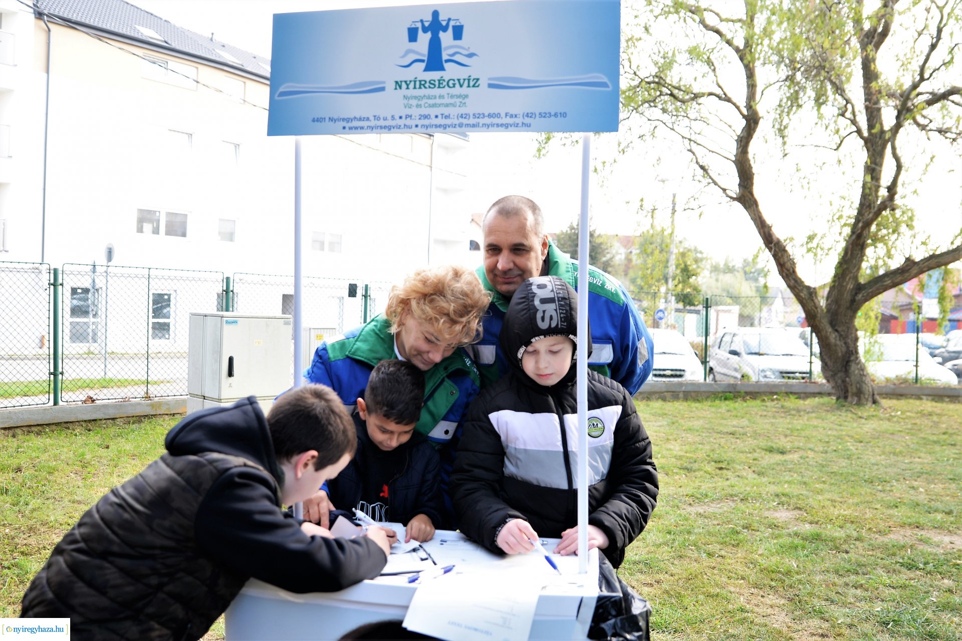 Szemléletformáló program keretében iskolások látogattak a Nyíregyházi Víztoronyba
