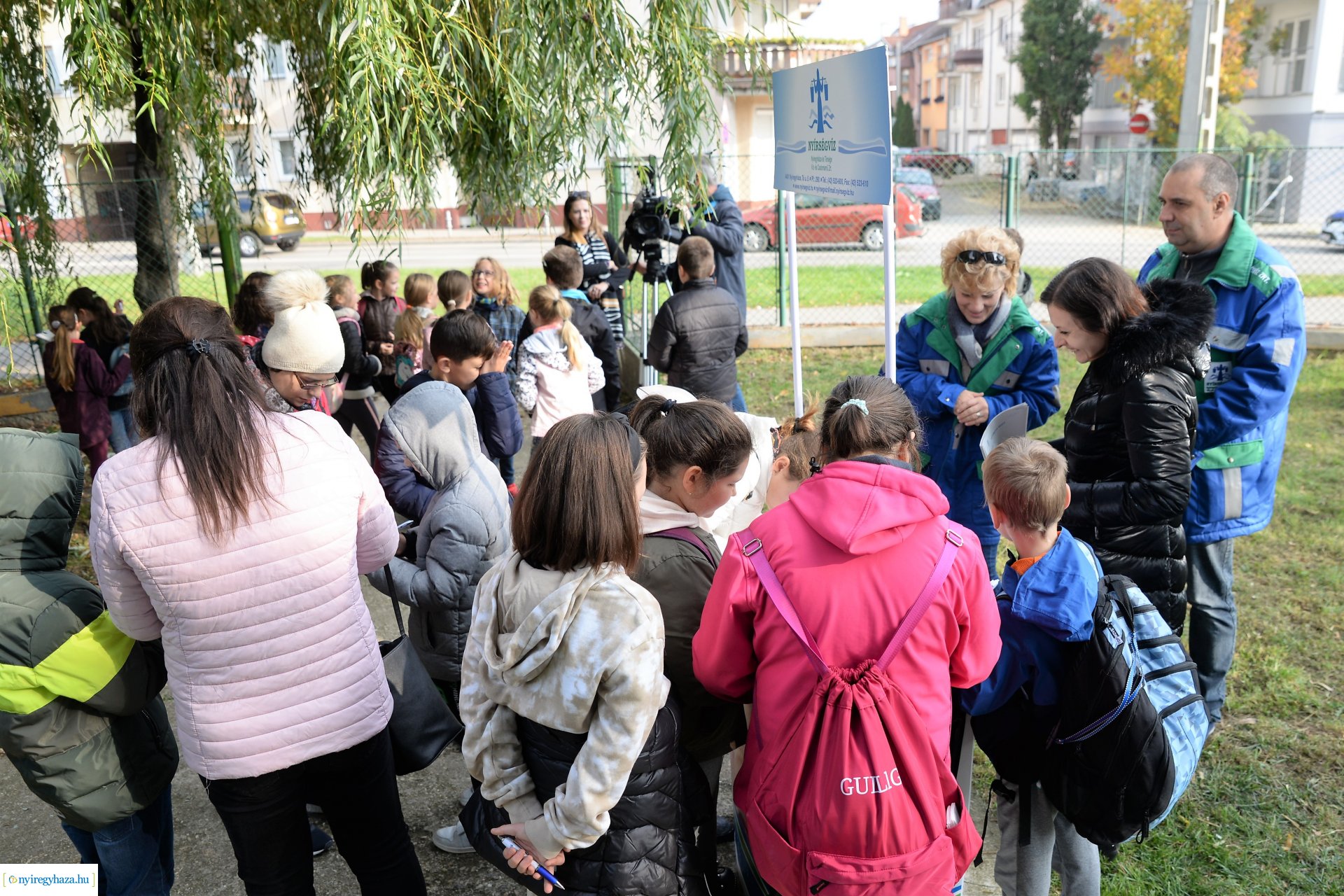 Szemléletformáló program keretében iskolások látogattak a Nyíregyházi Víztoronyba
