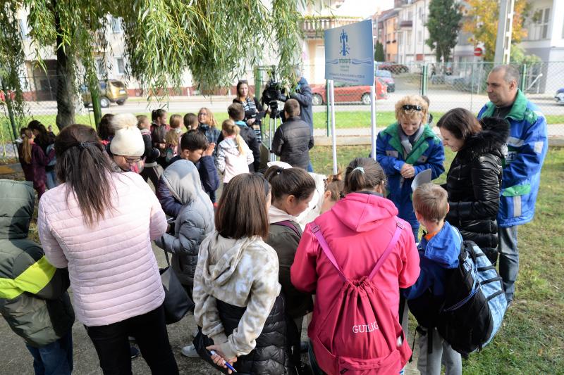 Szemléletformáló program keretében iskolások látogattak a Nyíregyházi Víztoronyba