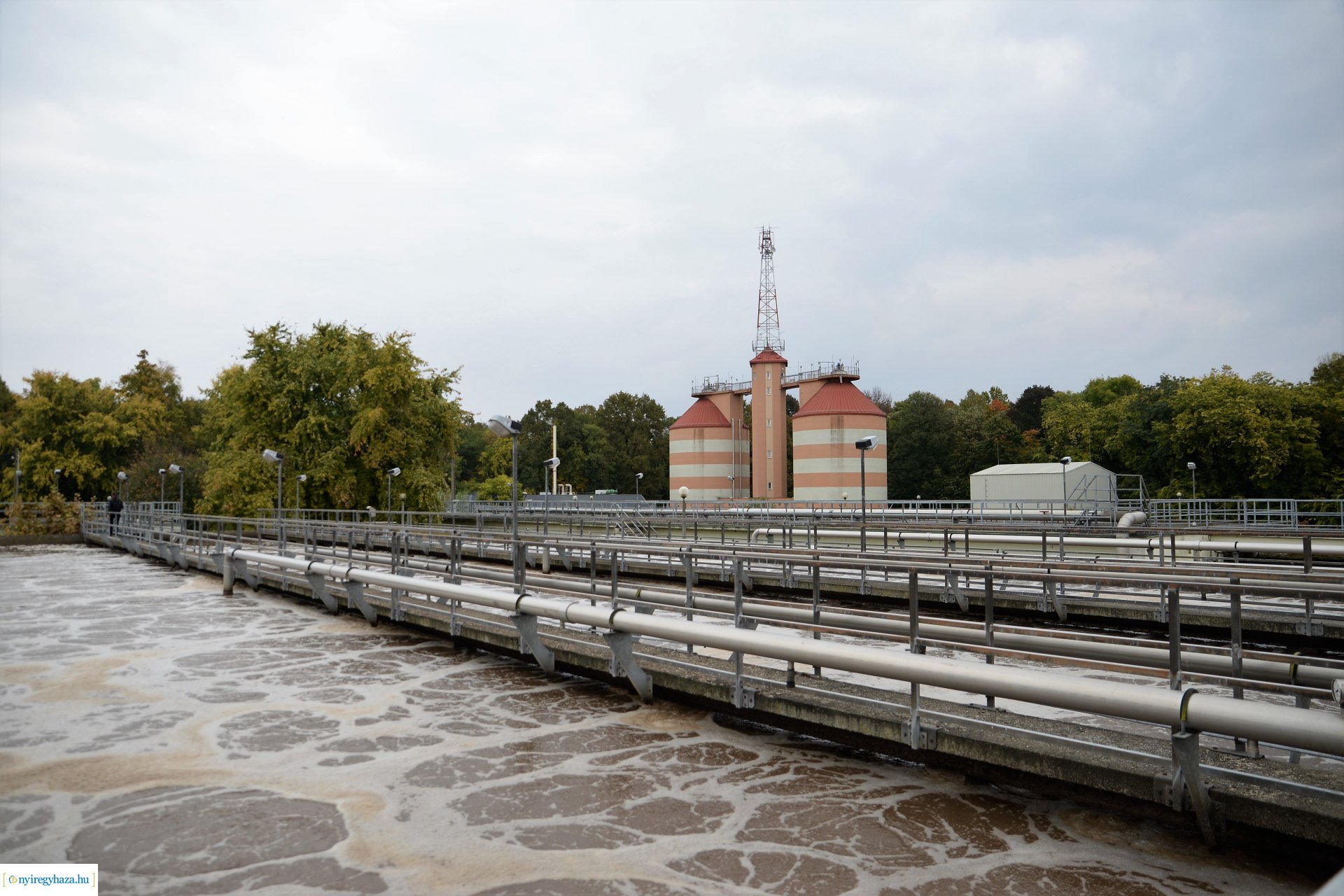 Szemléletformáló program keretében iskolások látogattak a Szennyvíztisztító telepre