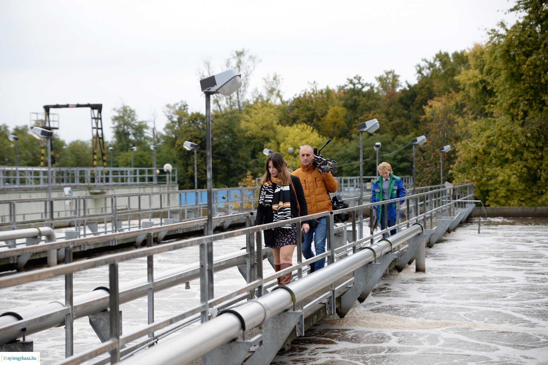 Szemléletformáló program keretében iskolások látogattak a Szennyvíztisztító telepre