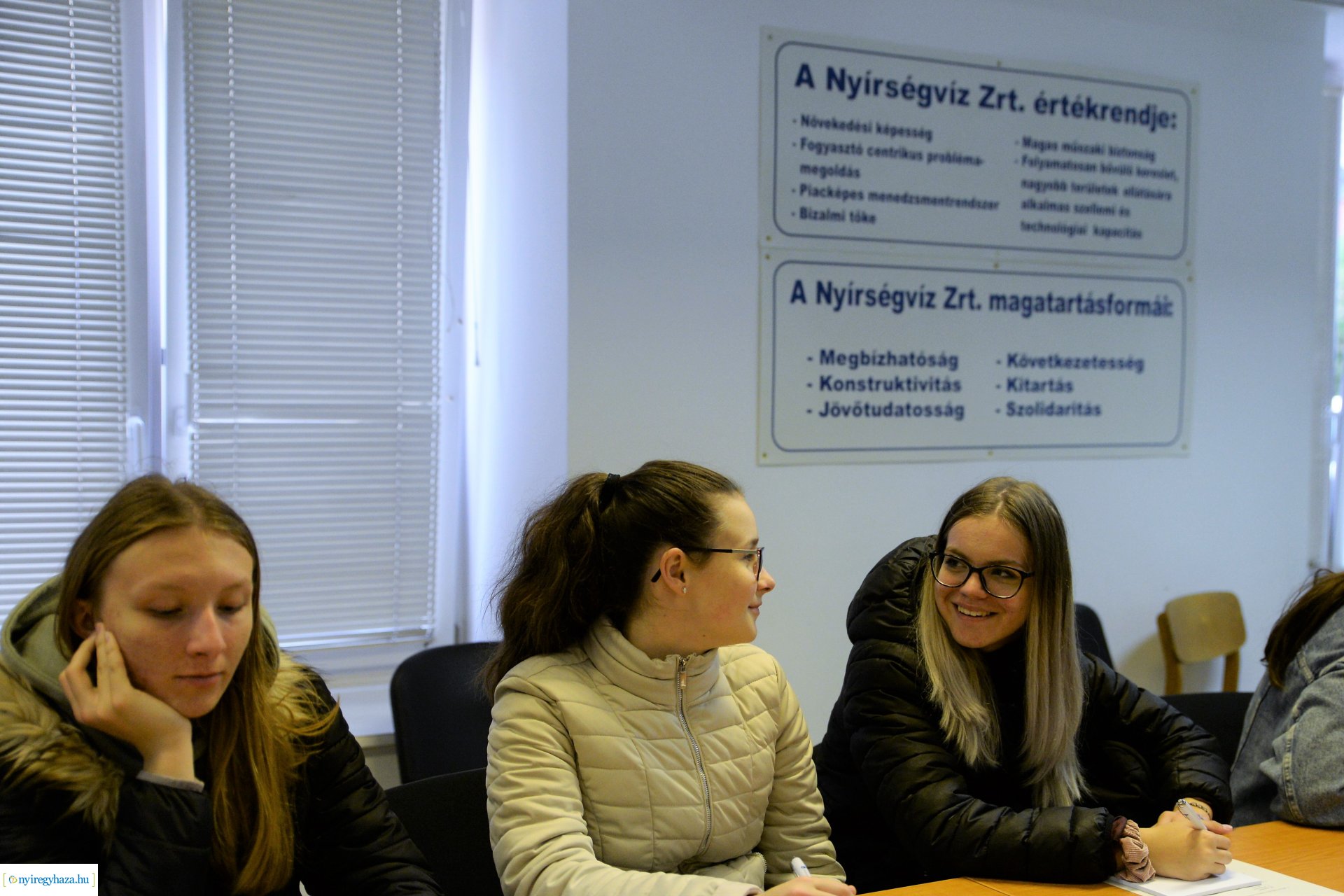 Szemléletformáló program keretében iskolások látogattak a Szennyvíztisztító telepre