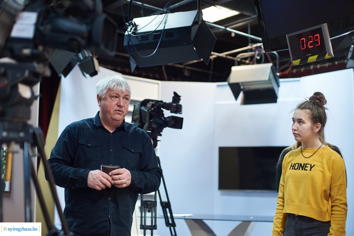 Szent Imrés diákok a Nyíregyházi Televízióban