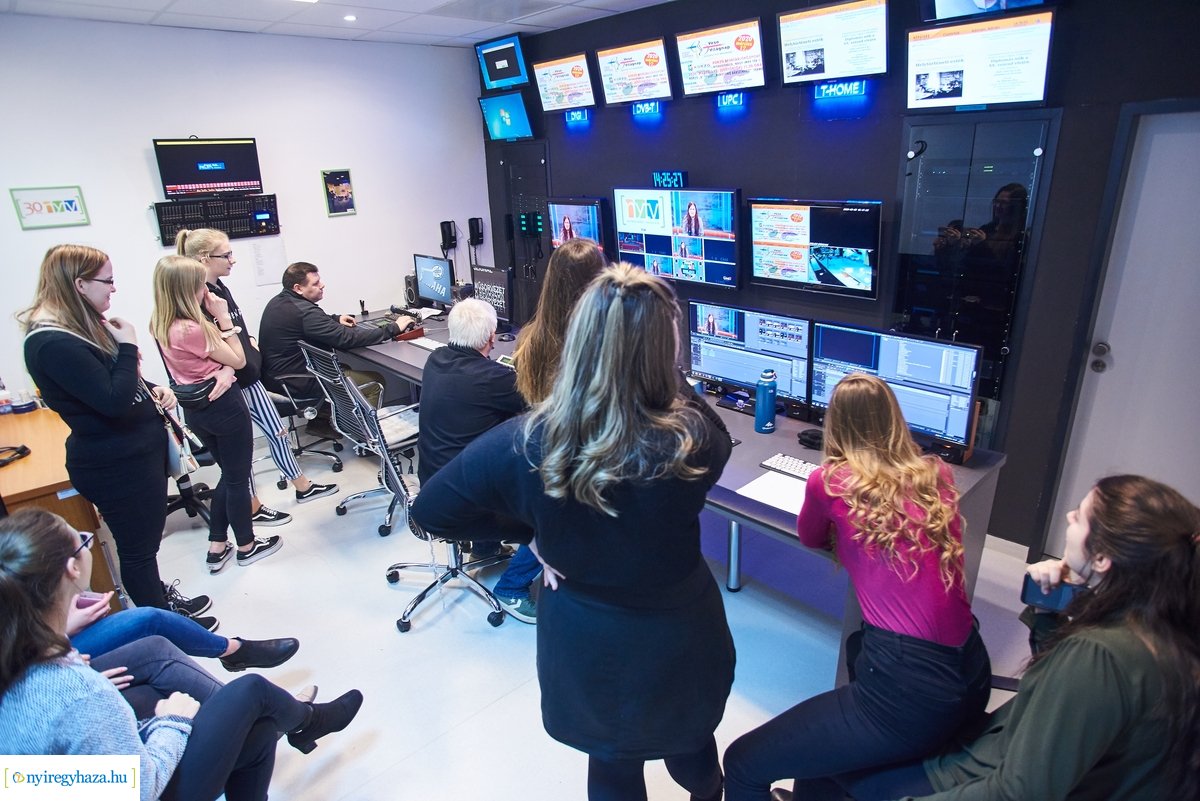 Szent Imrés diákok a Nyíregyházi Televízióban