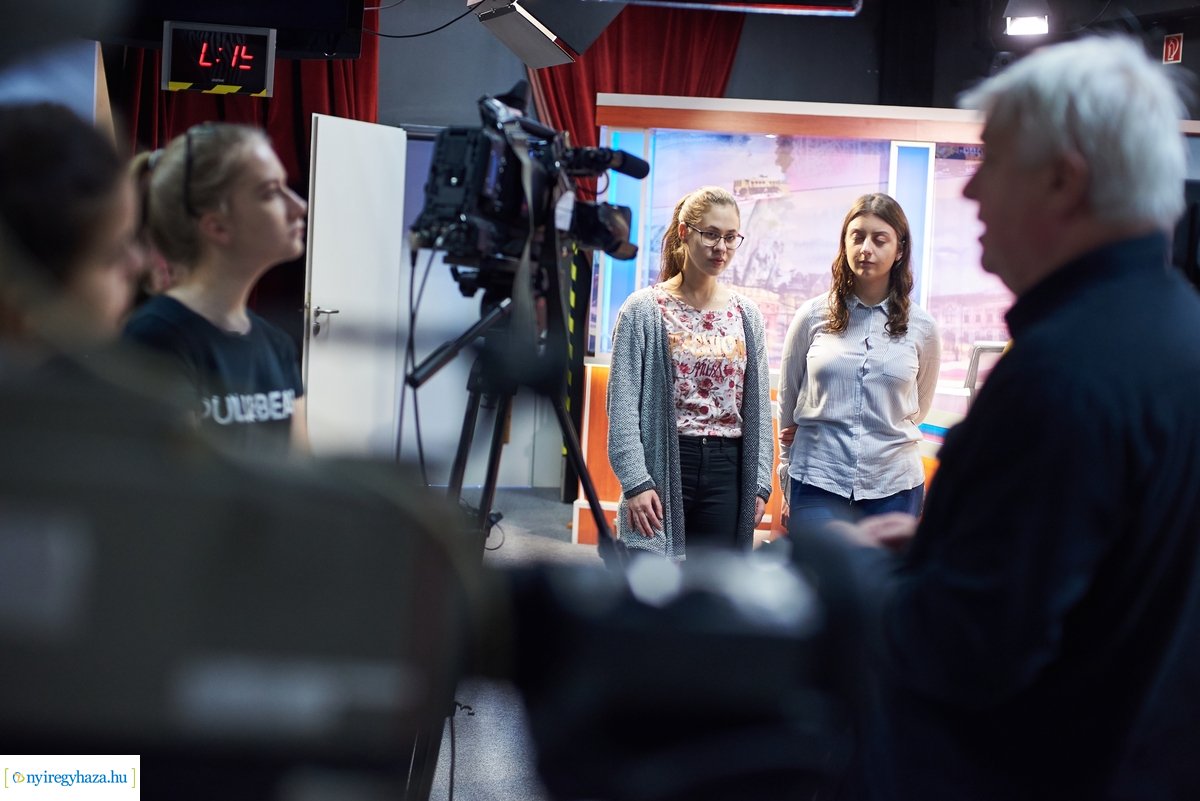 Szent Imrés diákok a Nyíregyházi Televízióban
