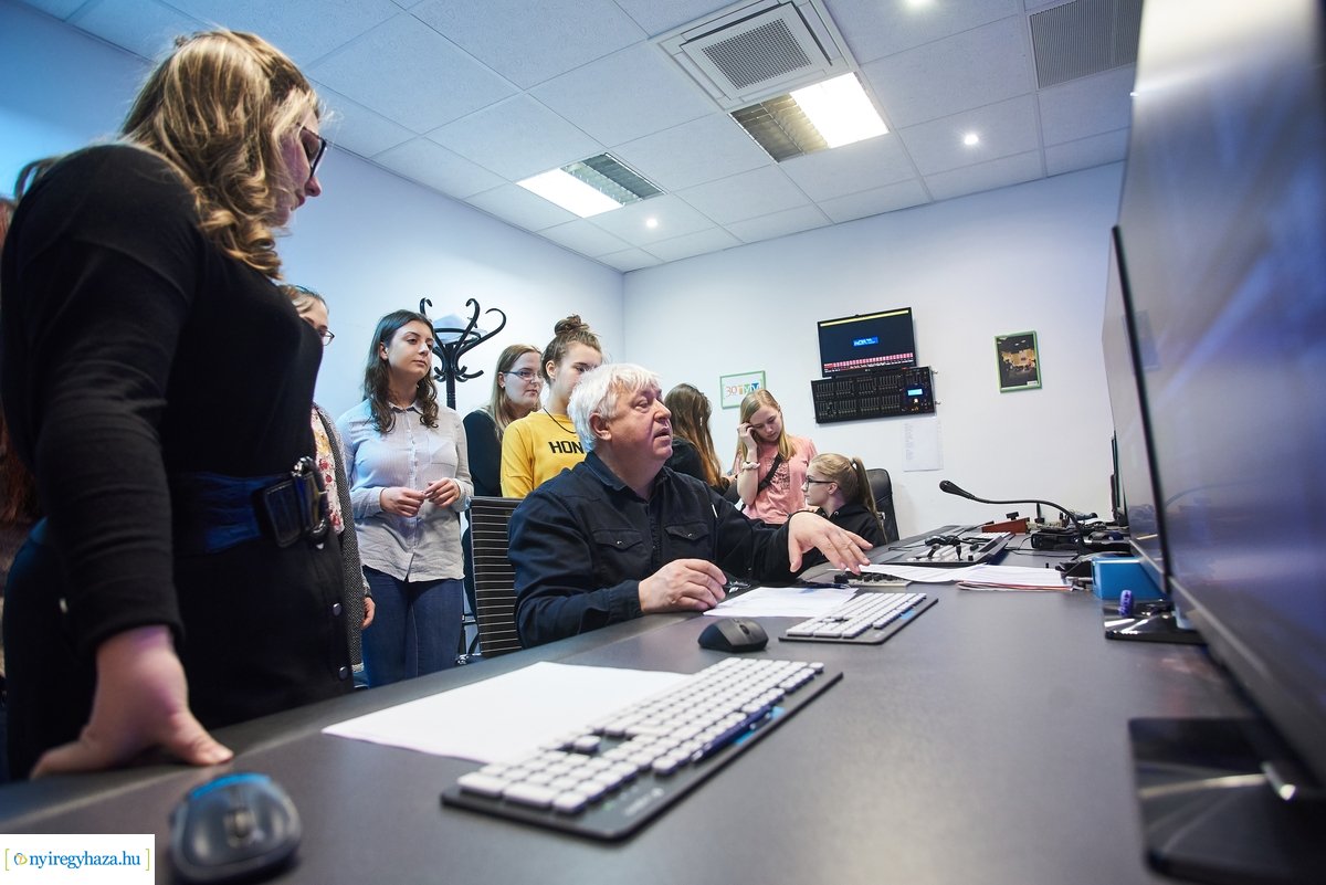 Szent Imrés diákok a Nyíregyházi Televízióban