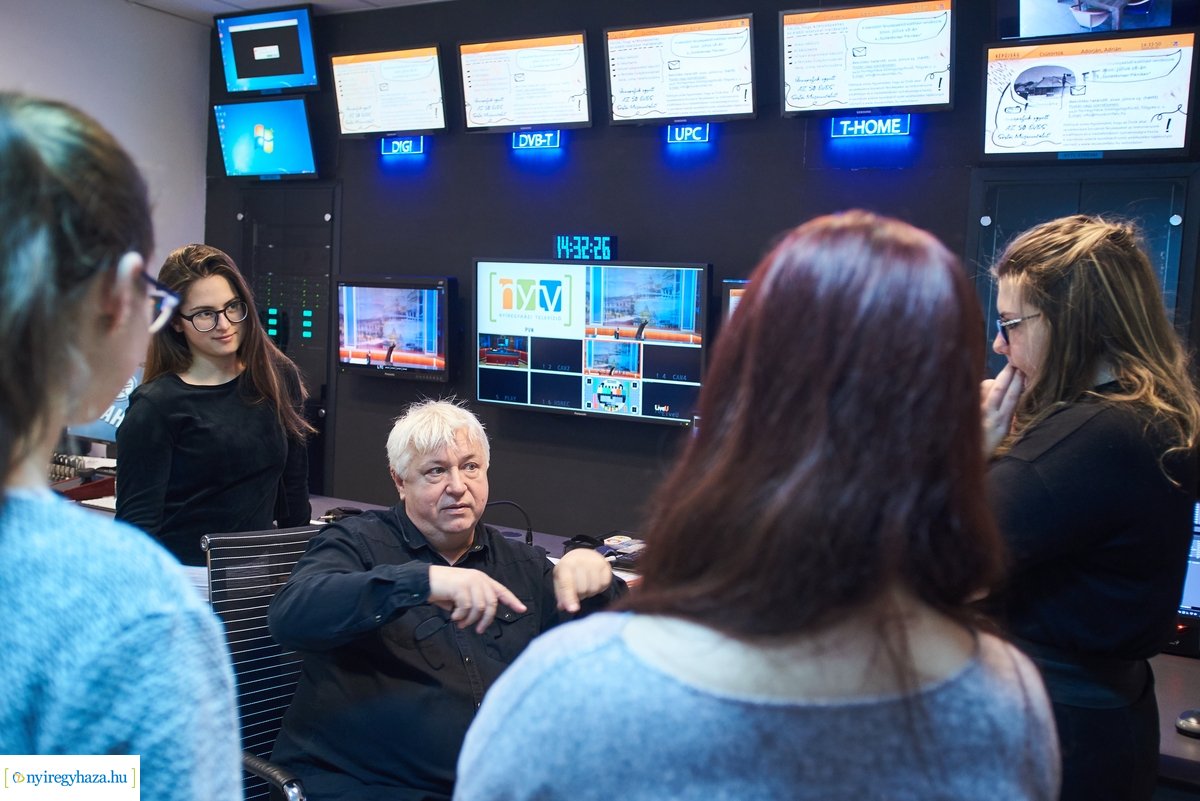Szent Imrés diákok a Nyíregyházi Televízióban