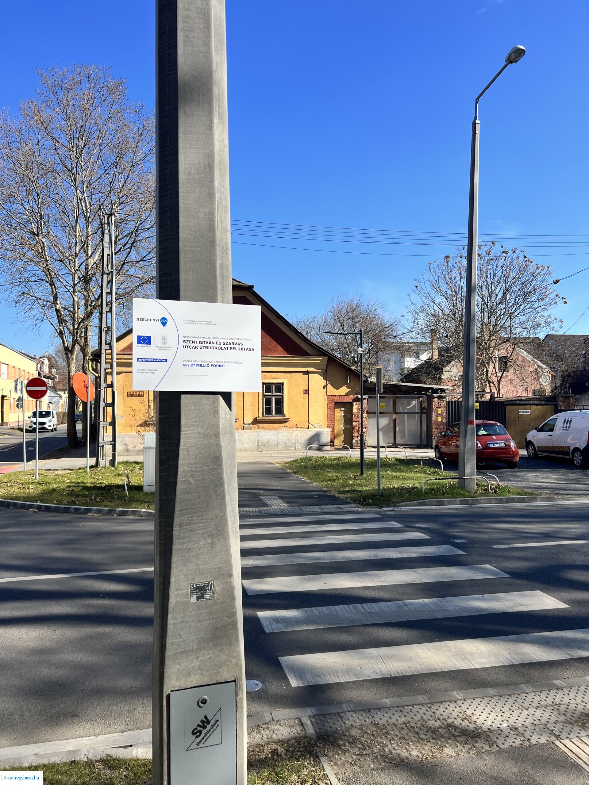 Szent István utca, Szarvas utca útburkolatainak felújítása