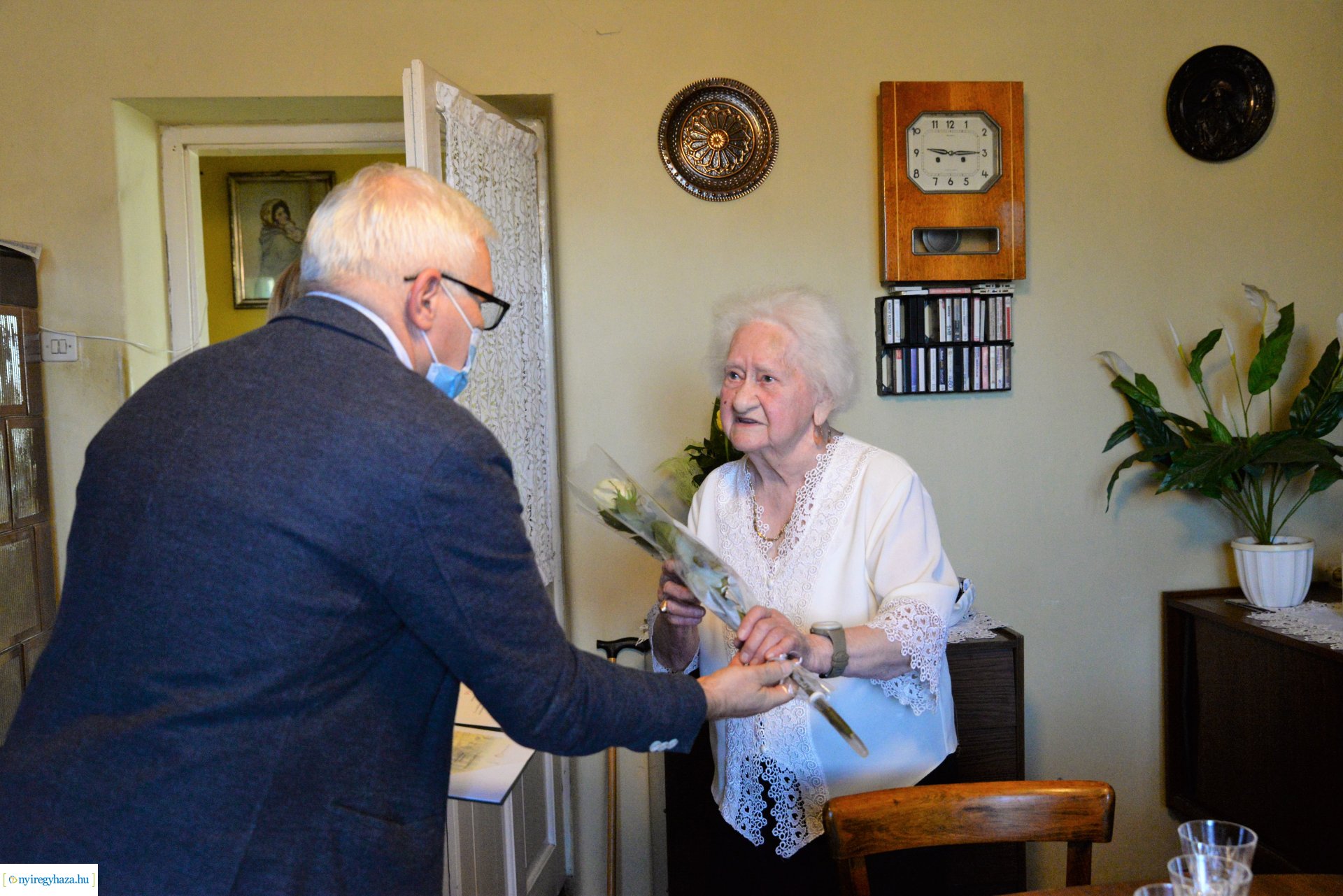 Szépkorú Jónis Andrásné köszöntése