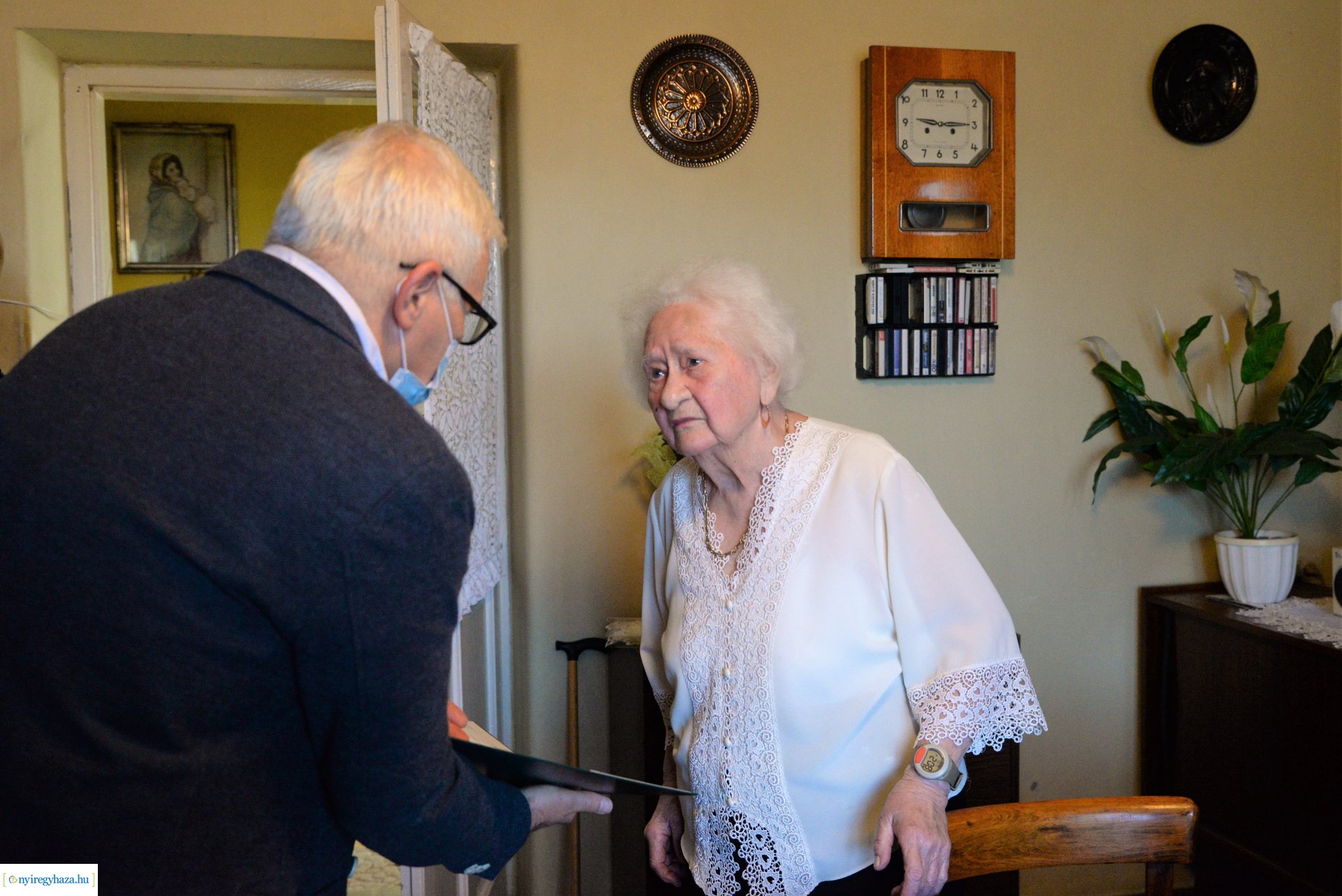 Szépkorú Jónis Andrásné köszöntése