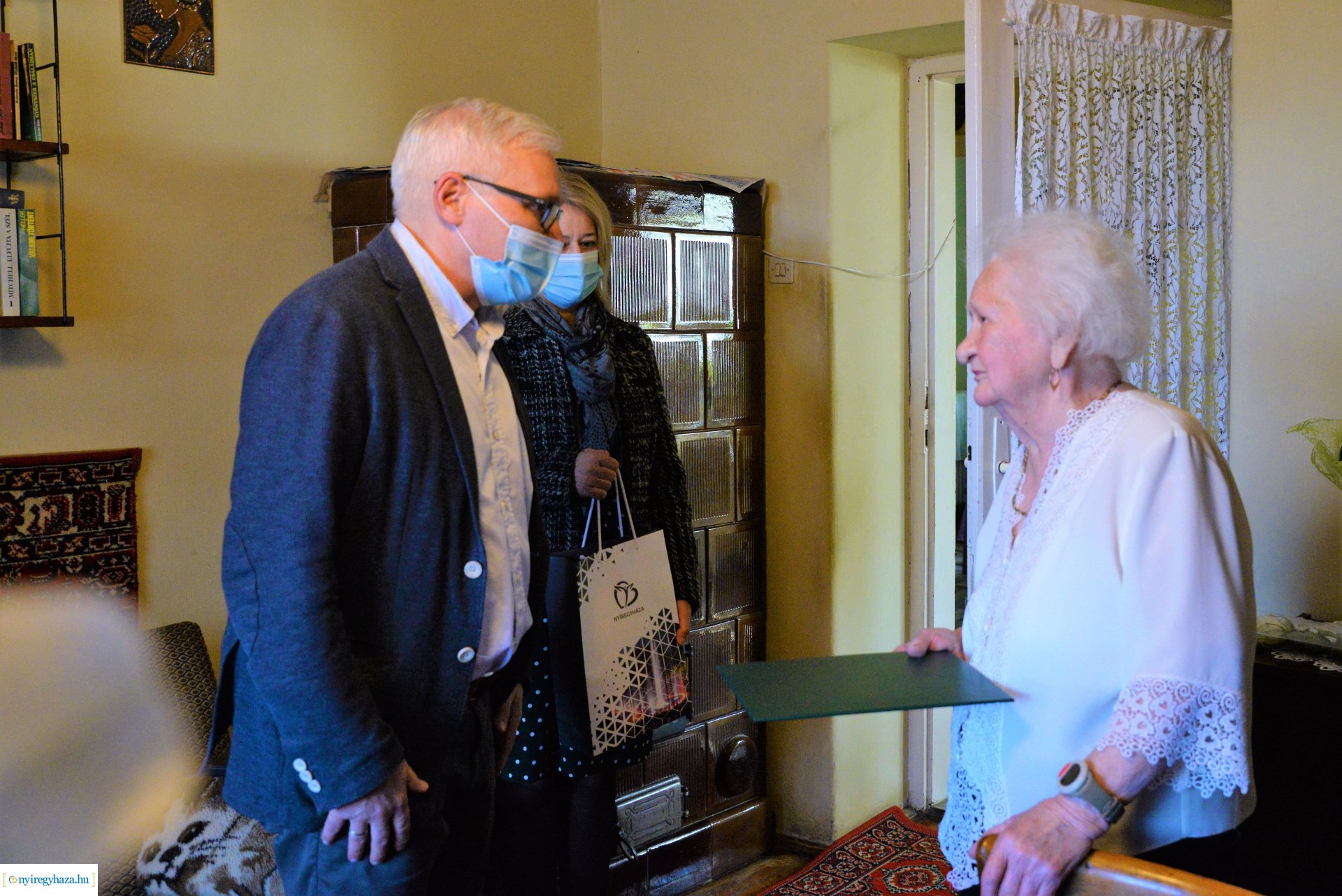 Szépkorú Jónis Andrásné köszöntése