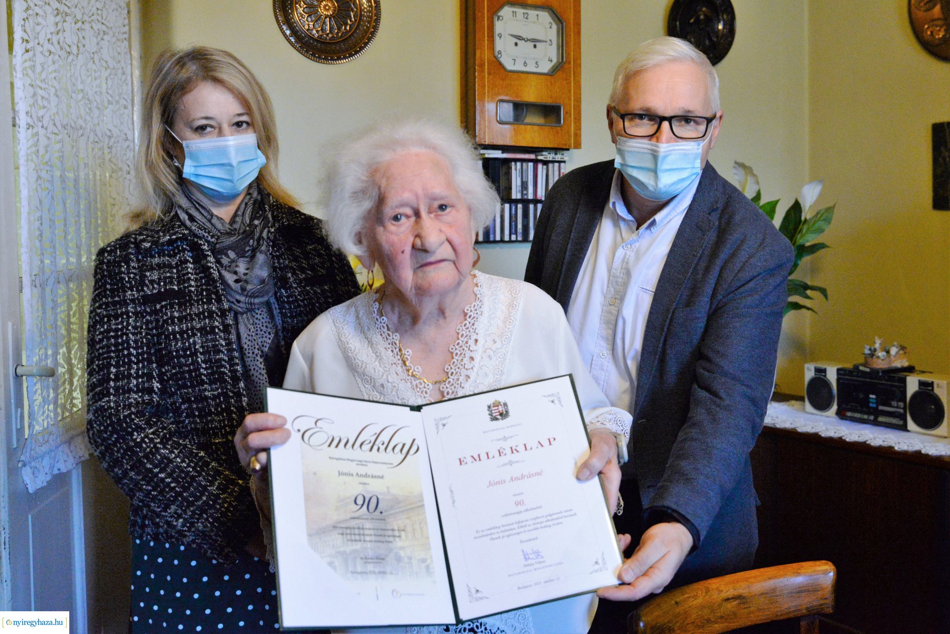 Szépkorú Jónis Andrásné köszöntése