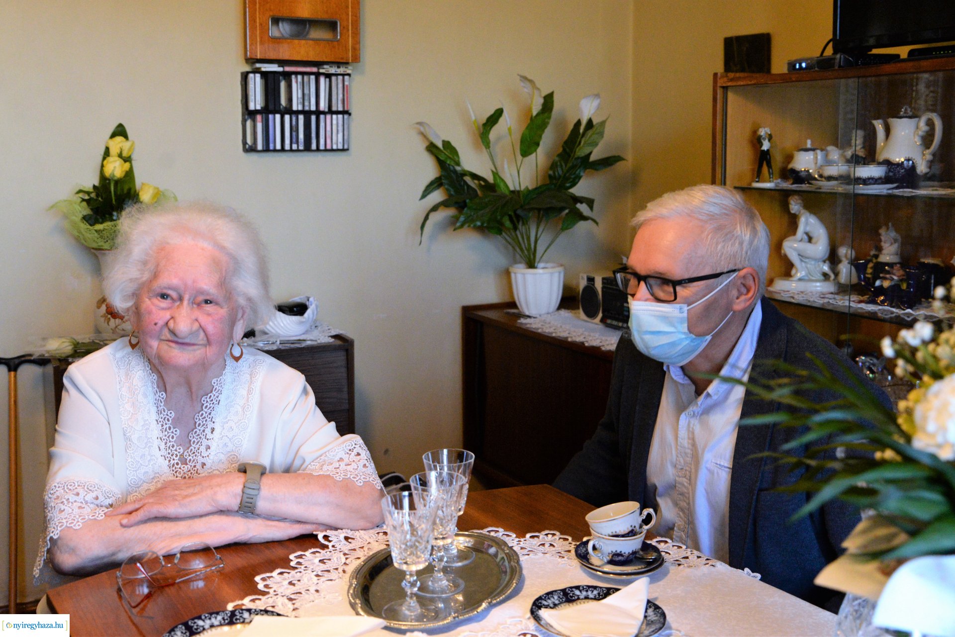 Szépkorú Jónis Andrásné köszöntése