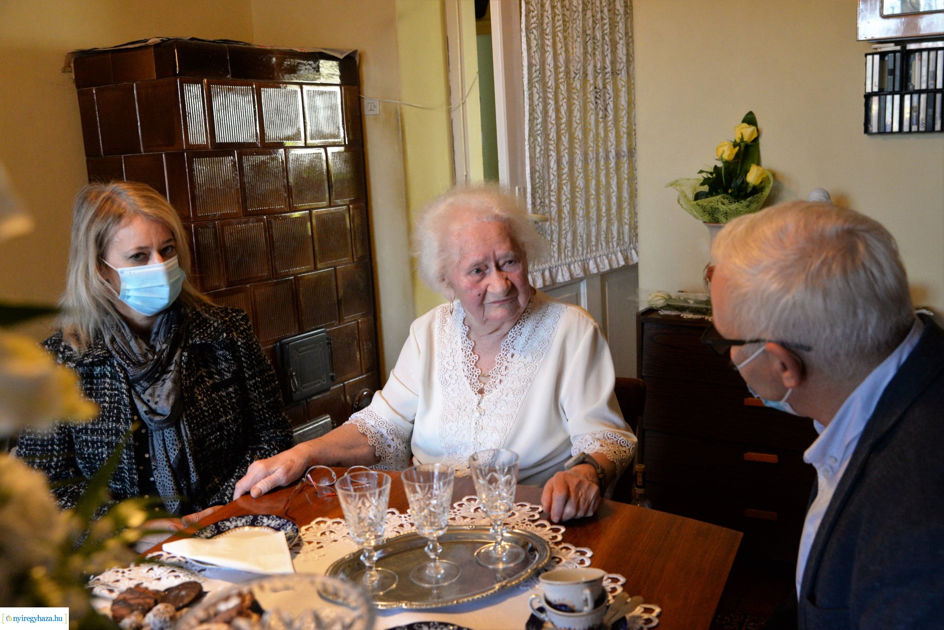 Szépkorú Jónis Andrásné köszöntése