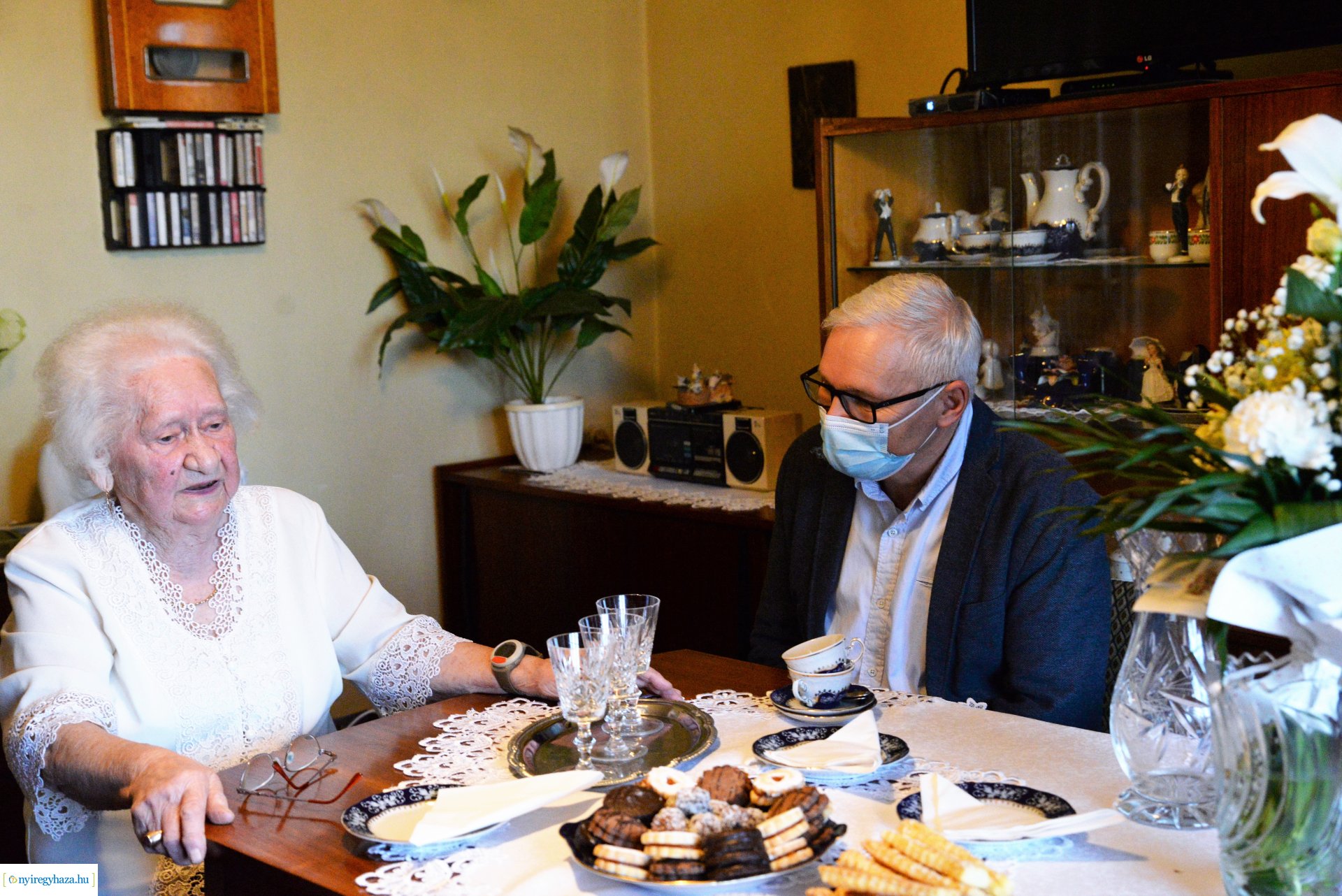 Szépkorú Jónis Andrásné köszöntése