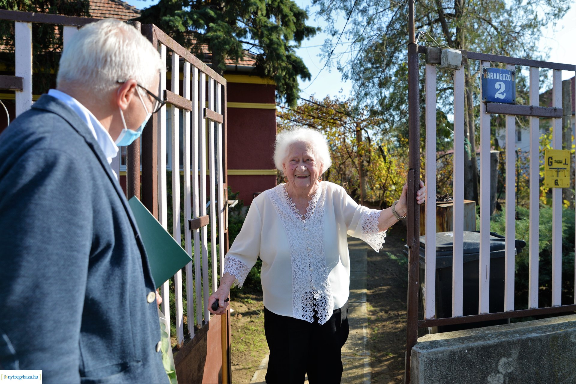 Szépkorú Jónis Andrásné köszöntése
