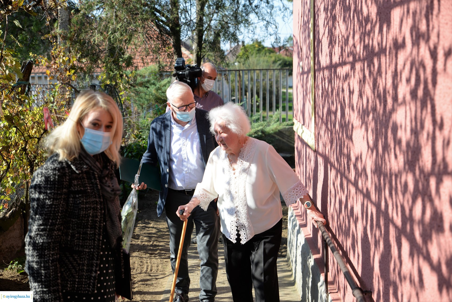 Szépkorú Jónis Andrásné köszöntése