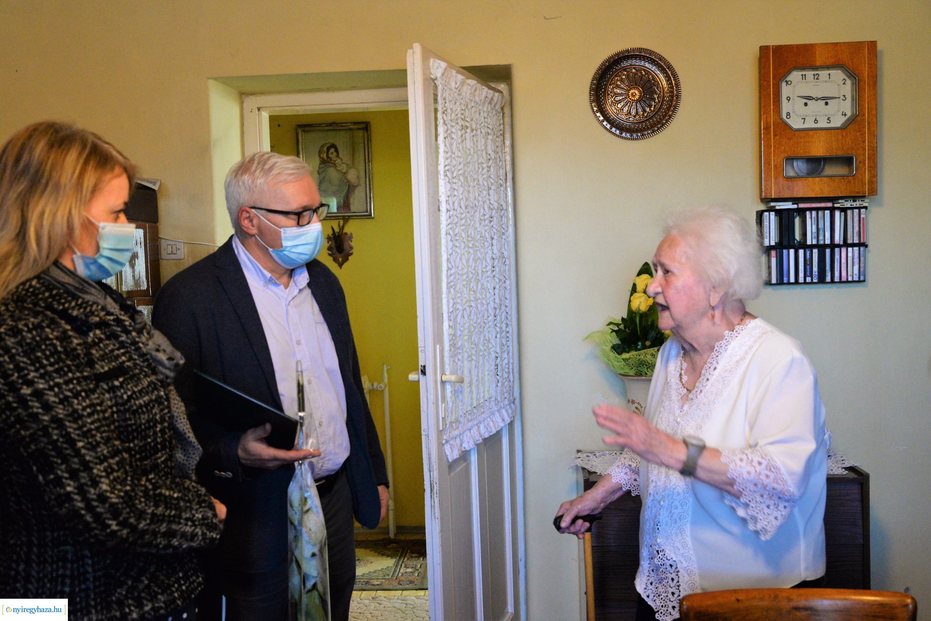 Szépkorú Jónis Andrásné köszöntése