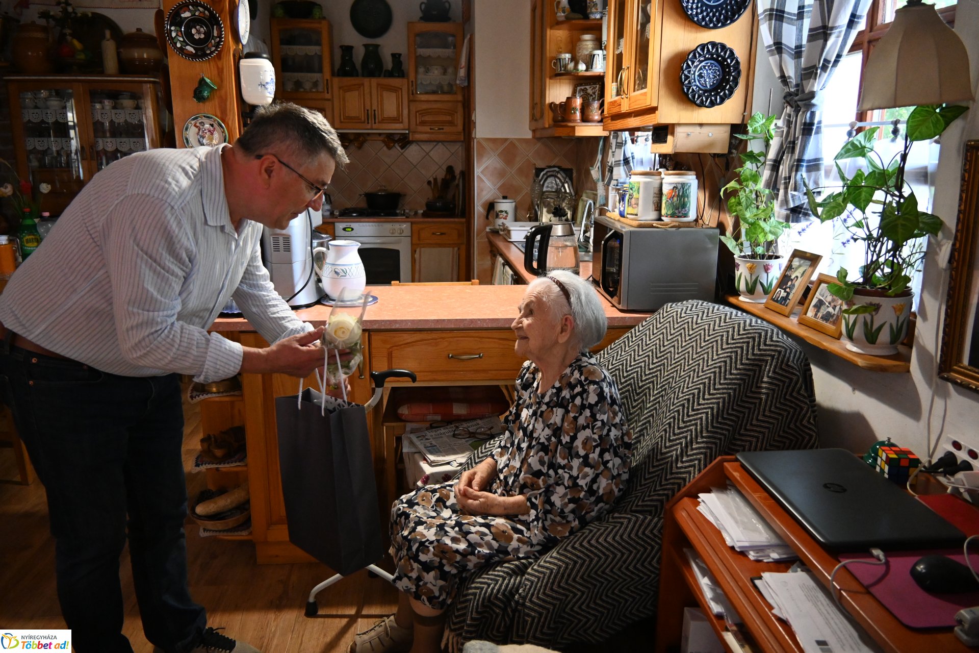 Szépkorú köszöntés - Bihari Albertné 95 éves