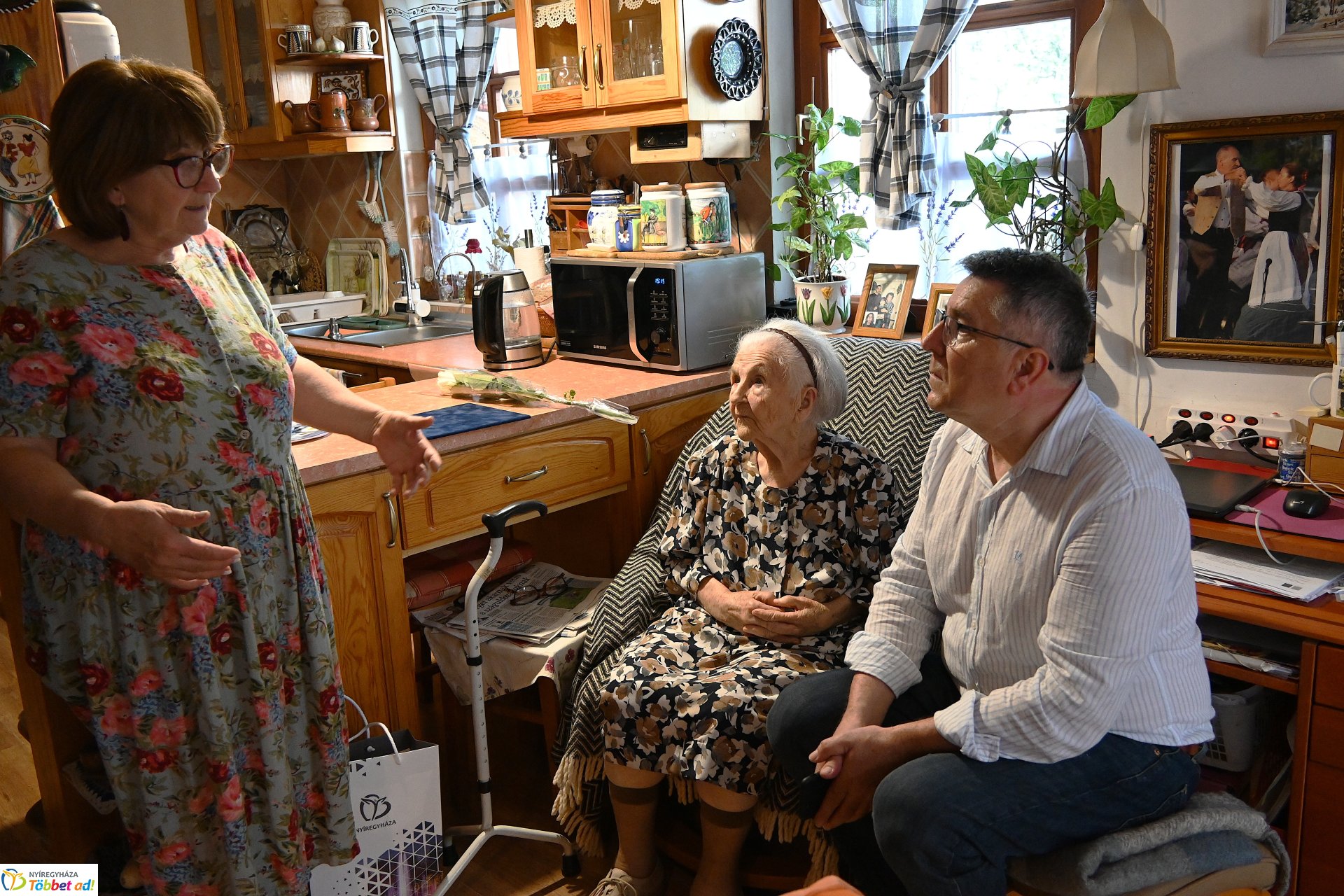 Szépkorú köszöntés - Bihari Albertné 95 éves