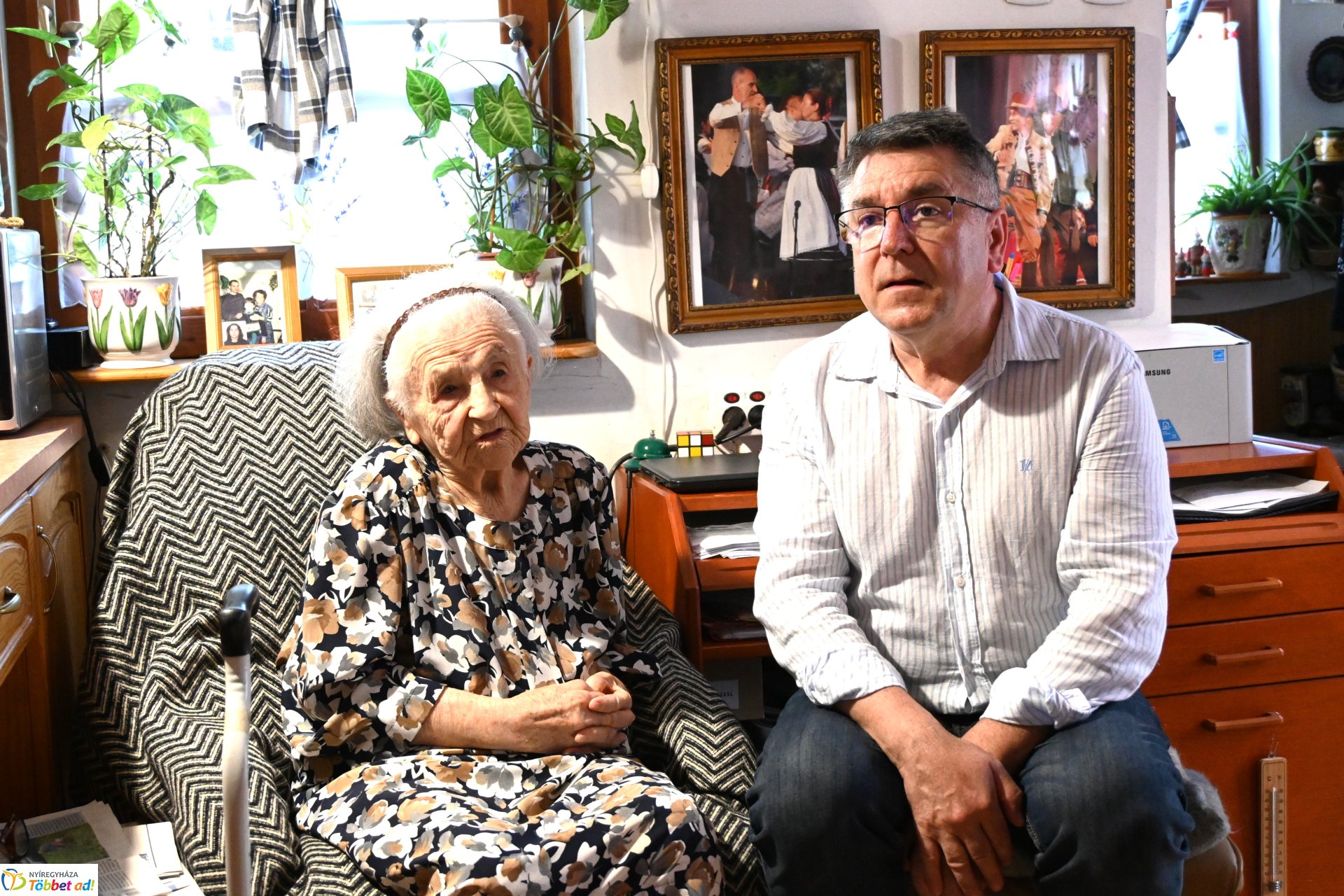 Szépkorú köszöntés - Bihari Albertné 95 éves