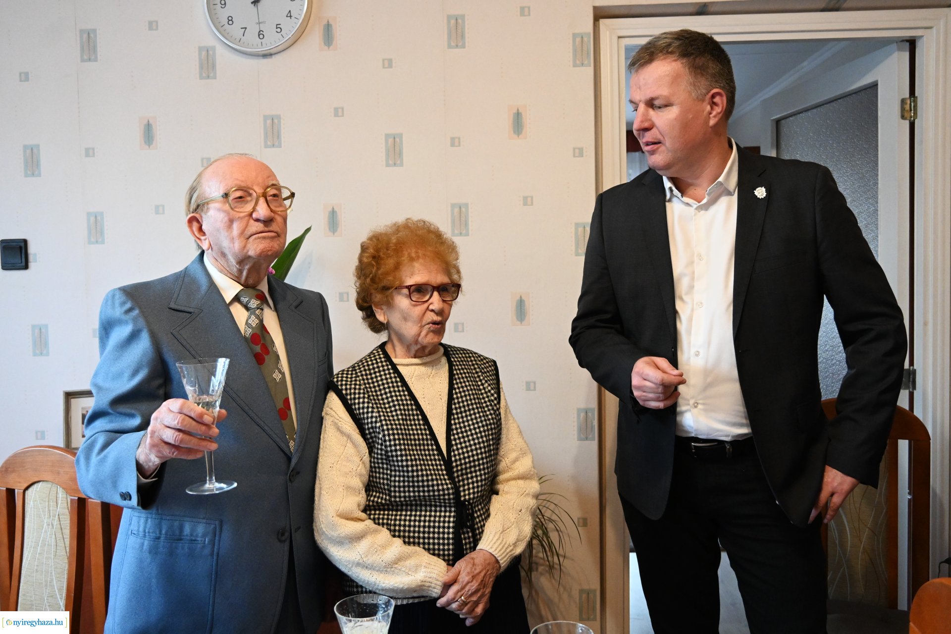 Szépkorú köszöntés - Bíró József 95 éves