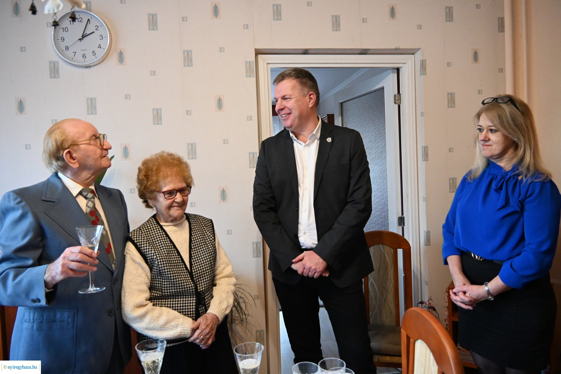 Szépkorú köszöntés - Bíró József 95 éves