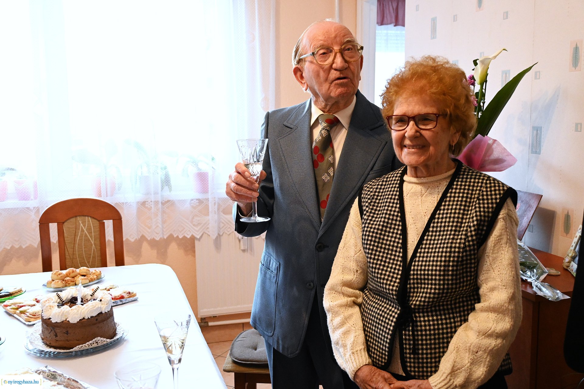 Szépkorú köszöntés - Bíró József 95 éves