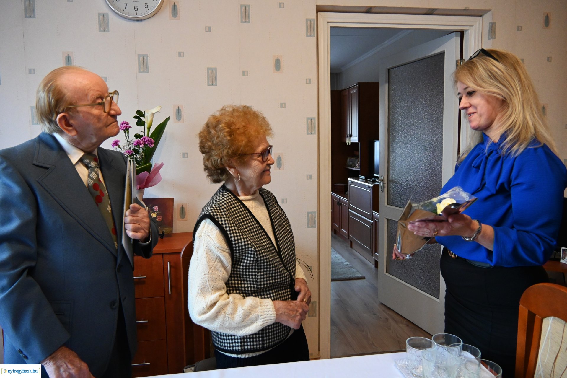 Szépkorú köszöntés - Bíró József 95 éves