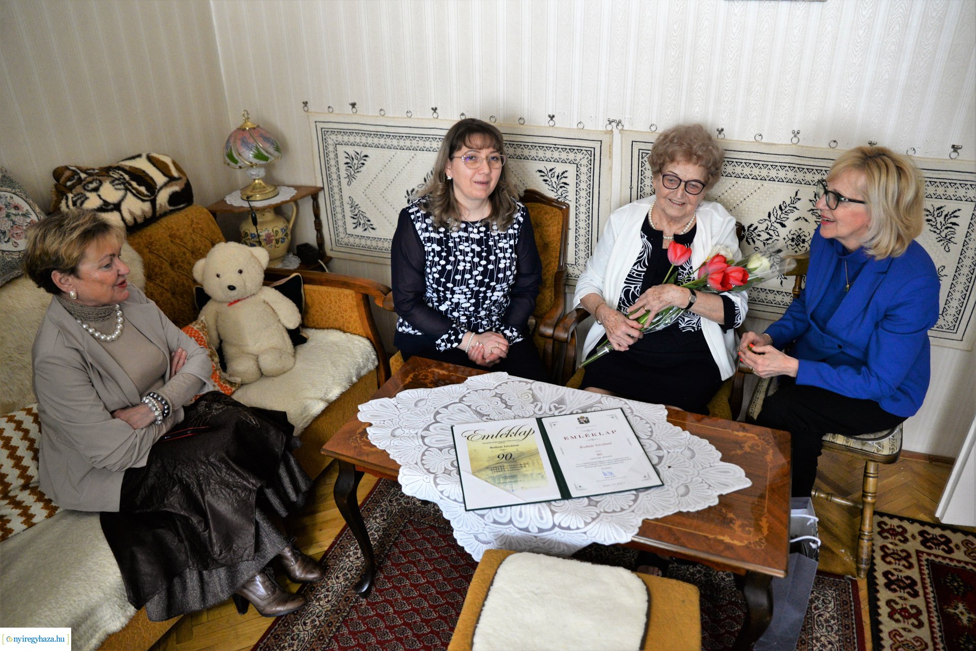 Szépkorú köszöntés - Bodnár Istvánné 90 éves