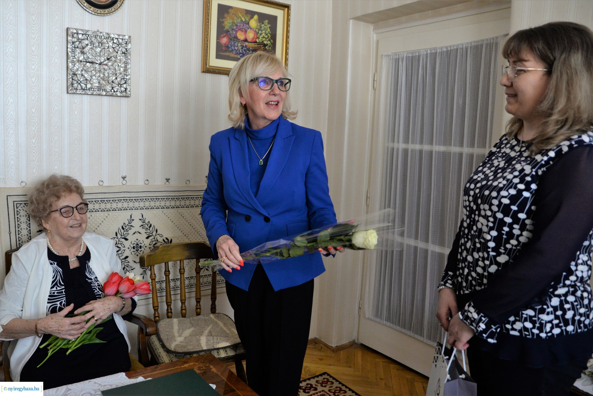 Szépkorú köszöntés - Bodnár Istvánné 90 éves