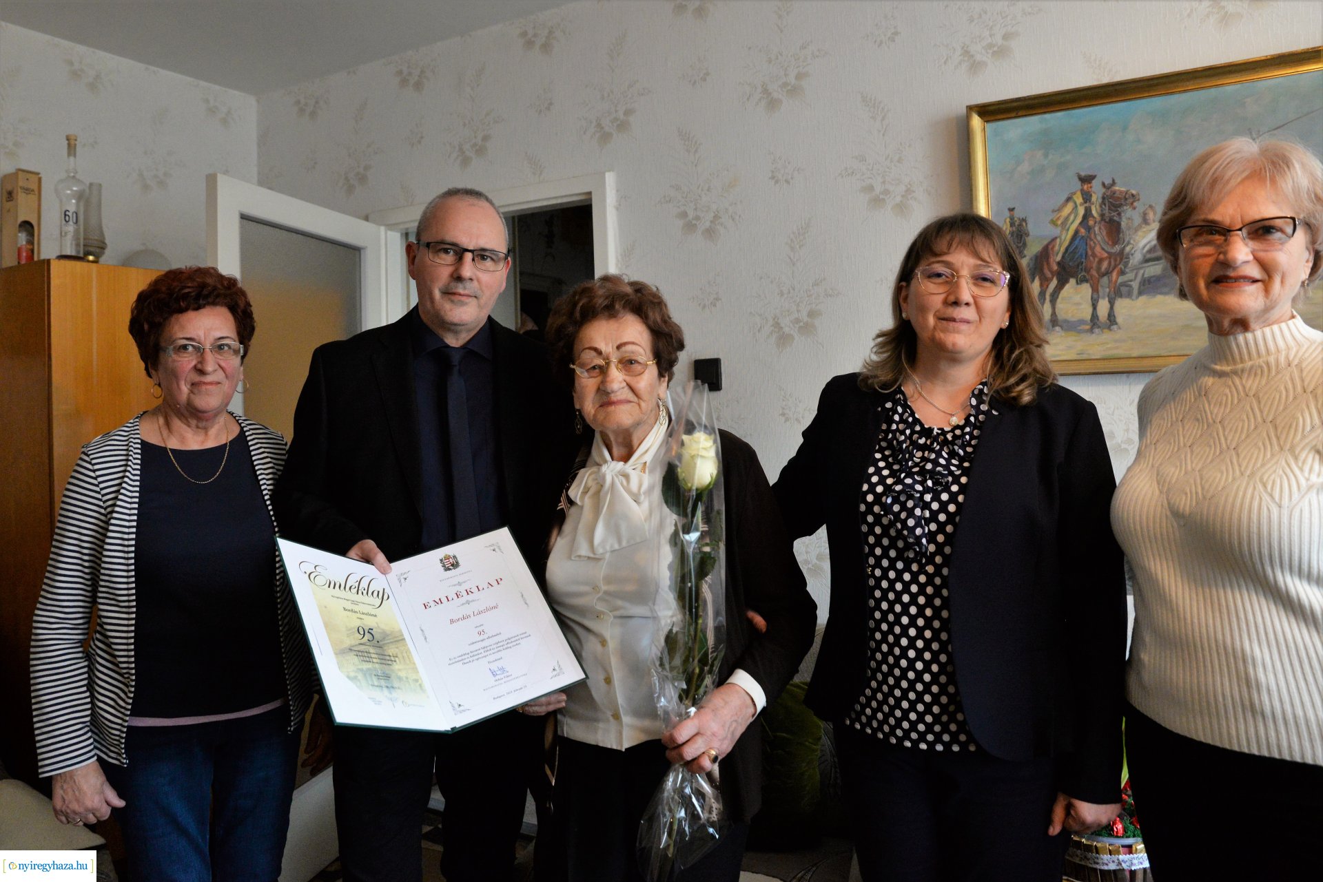 Szépkorú köszöntés- Bordás Lászlóné 95 éves