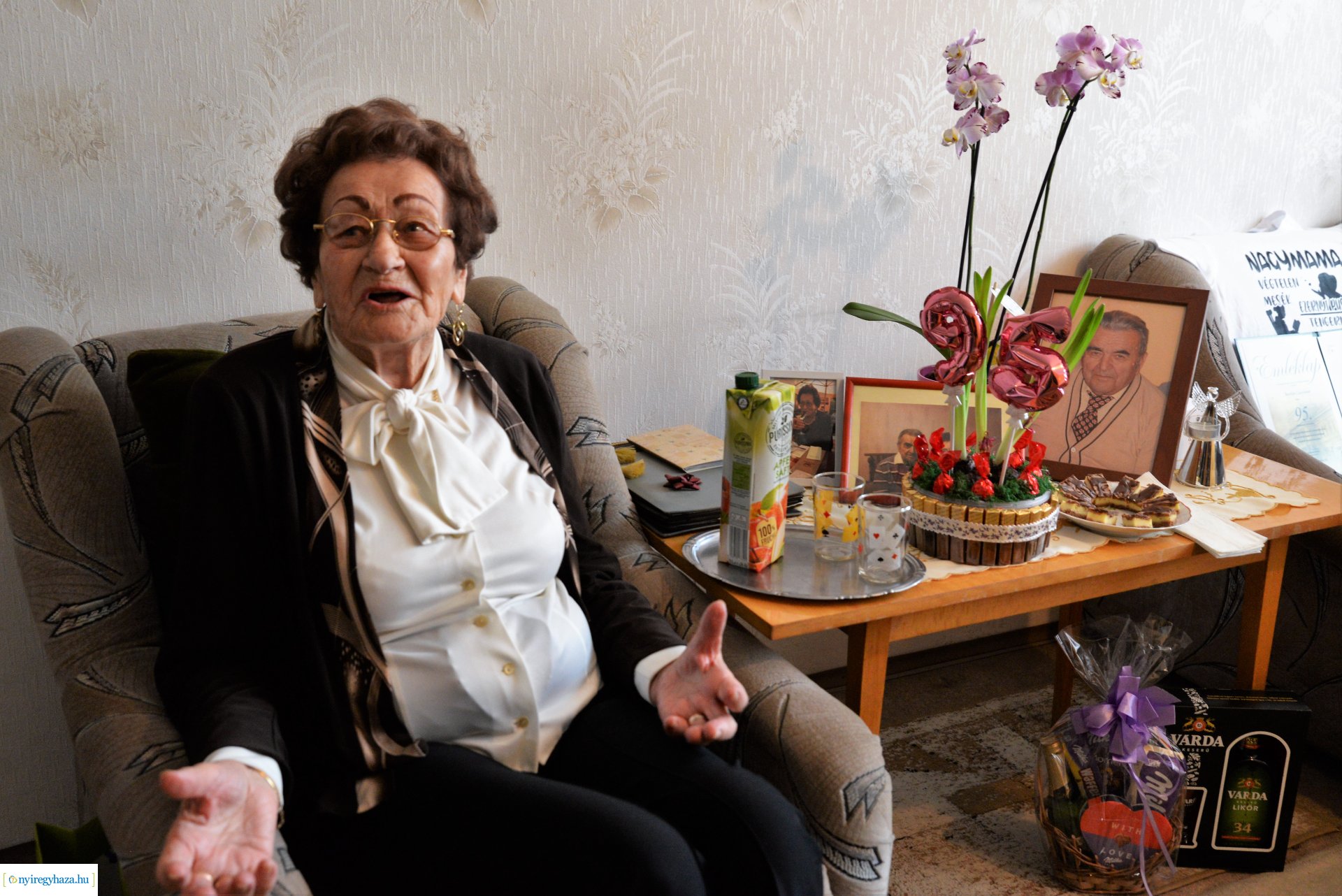 Szépkorú köszöntés- Bordás Lászlóné 95 éves