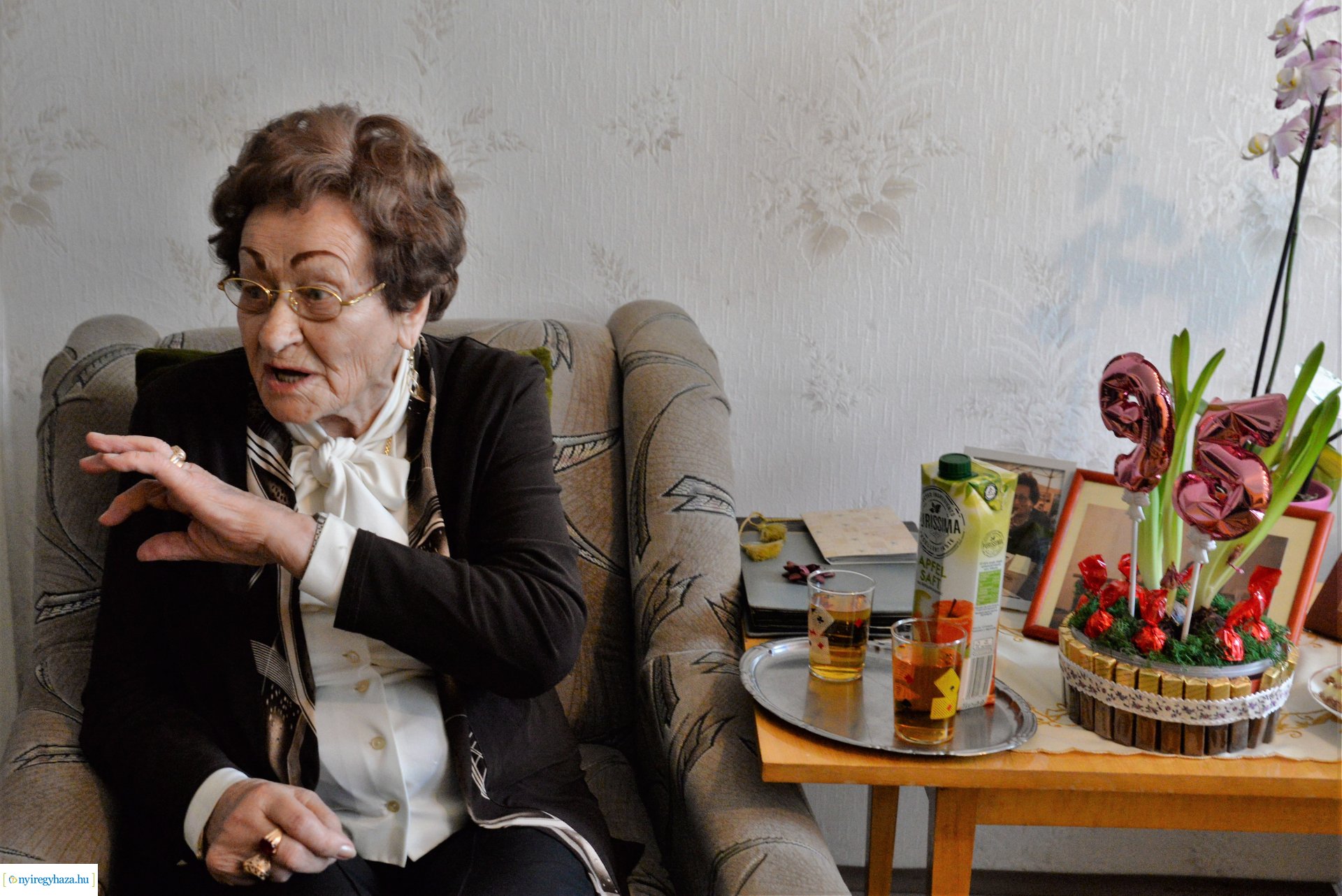 Szépkorú köszöntés- Bordás Lászlóné 95 éves